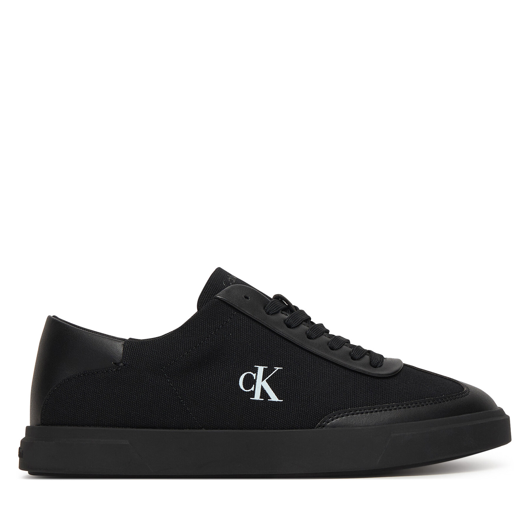 Calvin Klein Sneakersy Low Pro Cups Wt Canv Mg HW0HW03145 Czarny