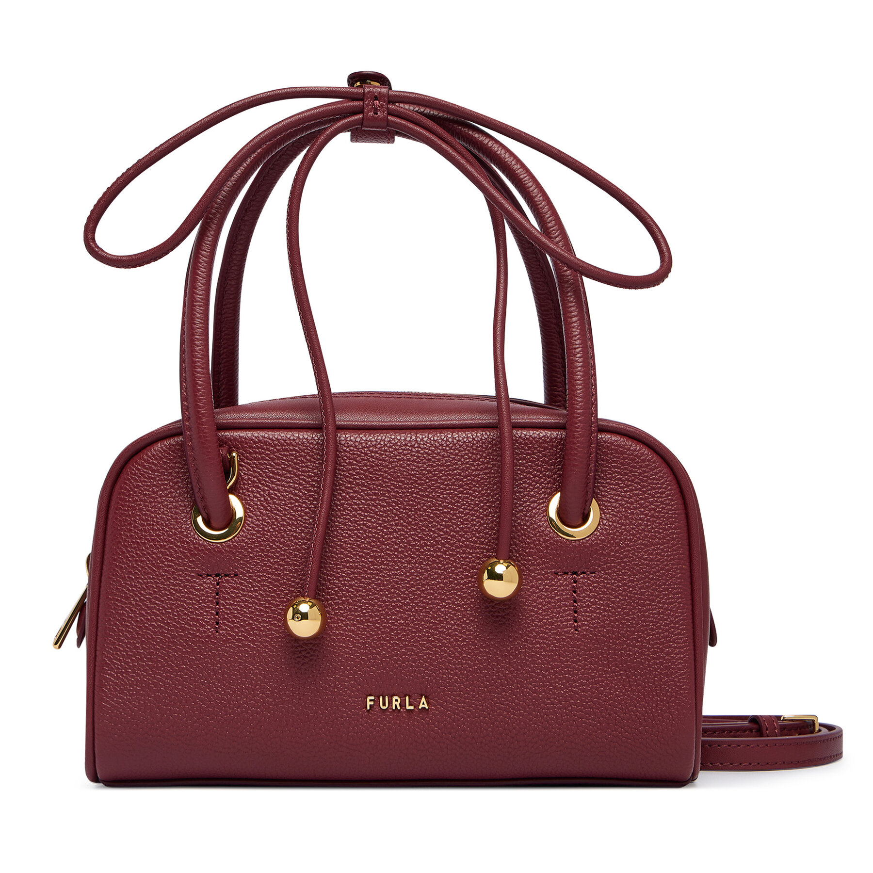 Furla Torebka Poppy Mini WE00915 BX4573 CN 4908S Czerwony ciemny