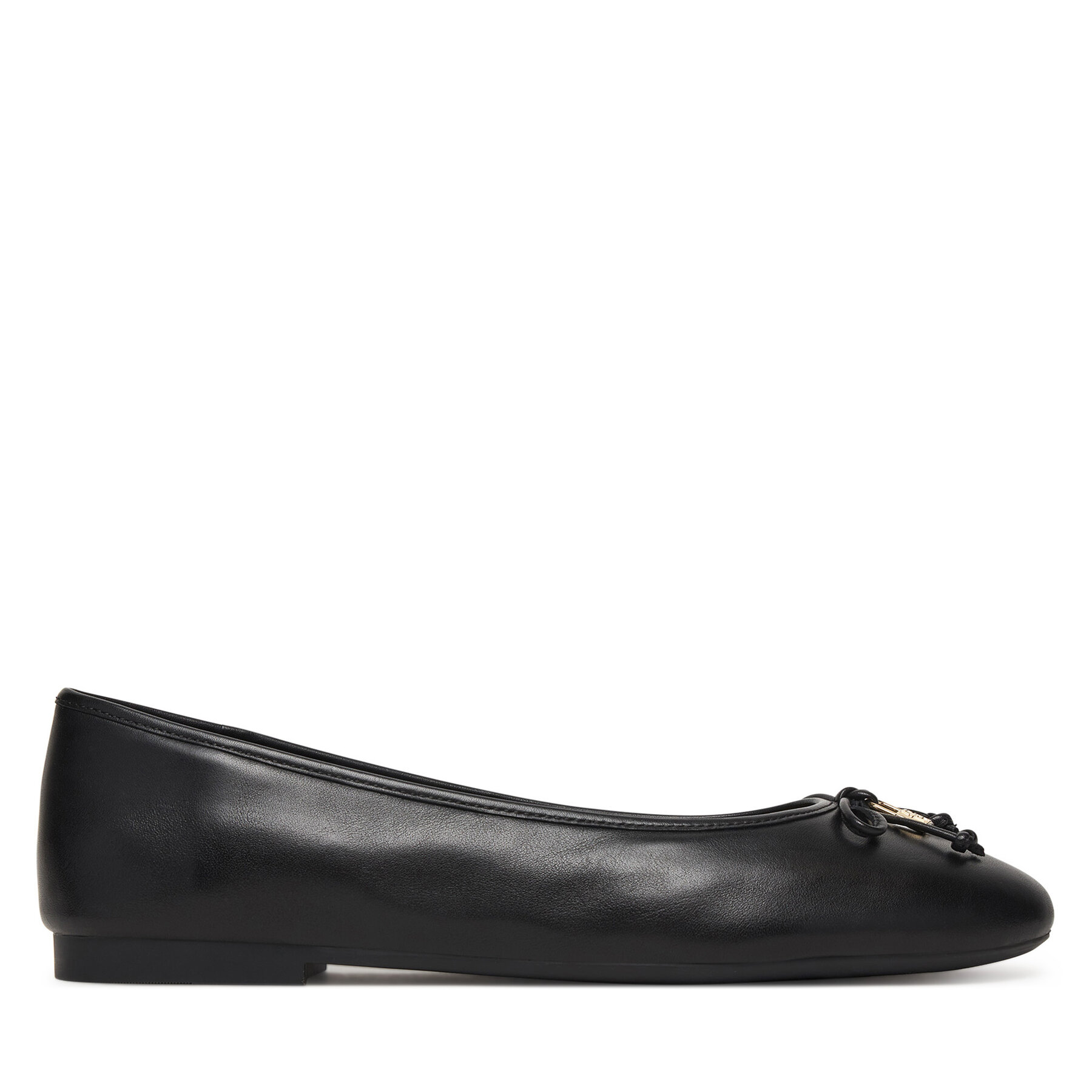 Tommy Hilfiger Baleriny Smooth Lthr Ballet FW0FW09006 Czarny
