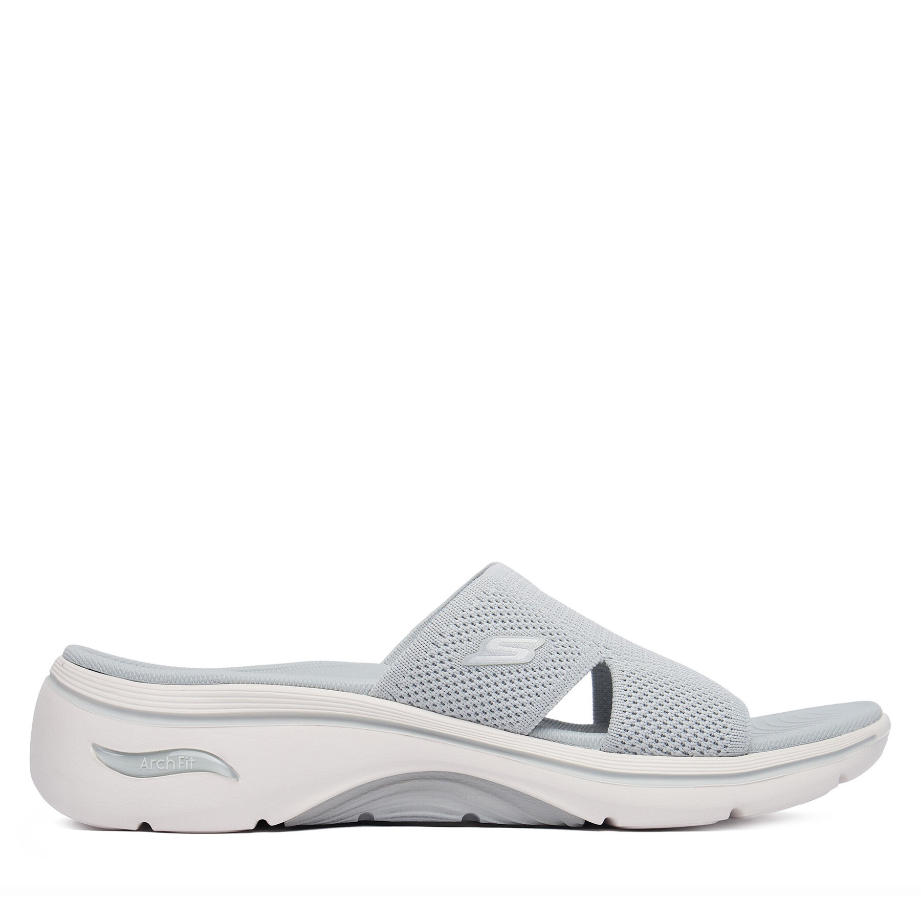 Skechers Klapki Gowalk Arch Fit 2.0 - Dakota 140865/LTGY Szary