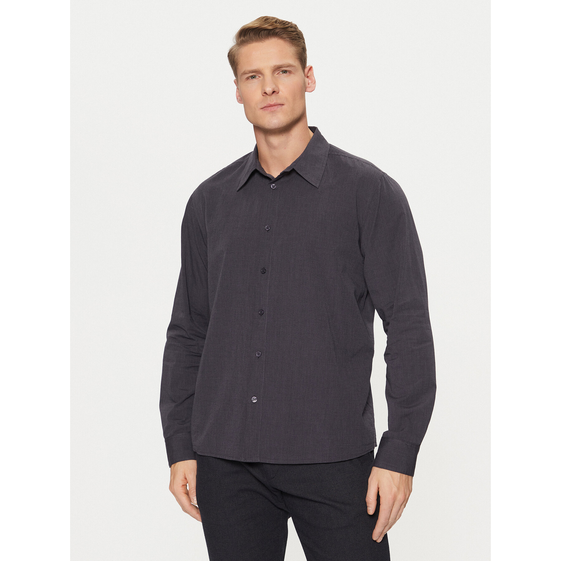 Only & Sons Koszula Pete 22033255 Granatowy Regular Fit