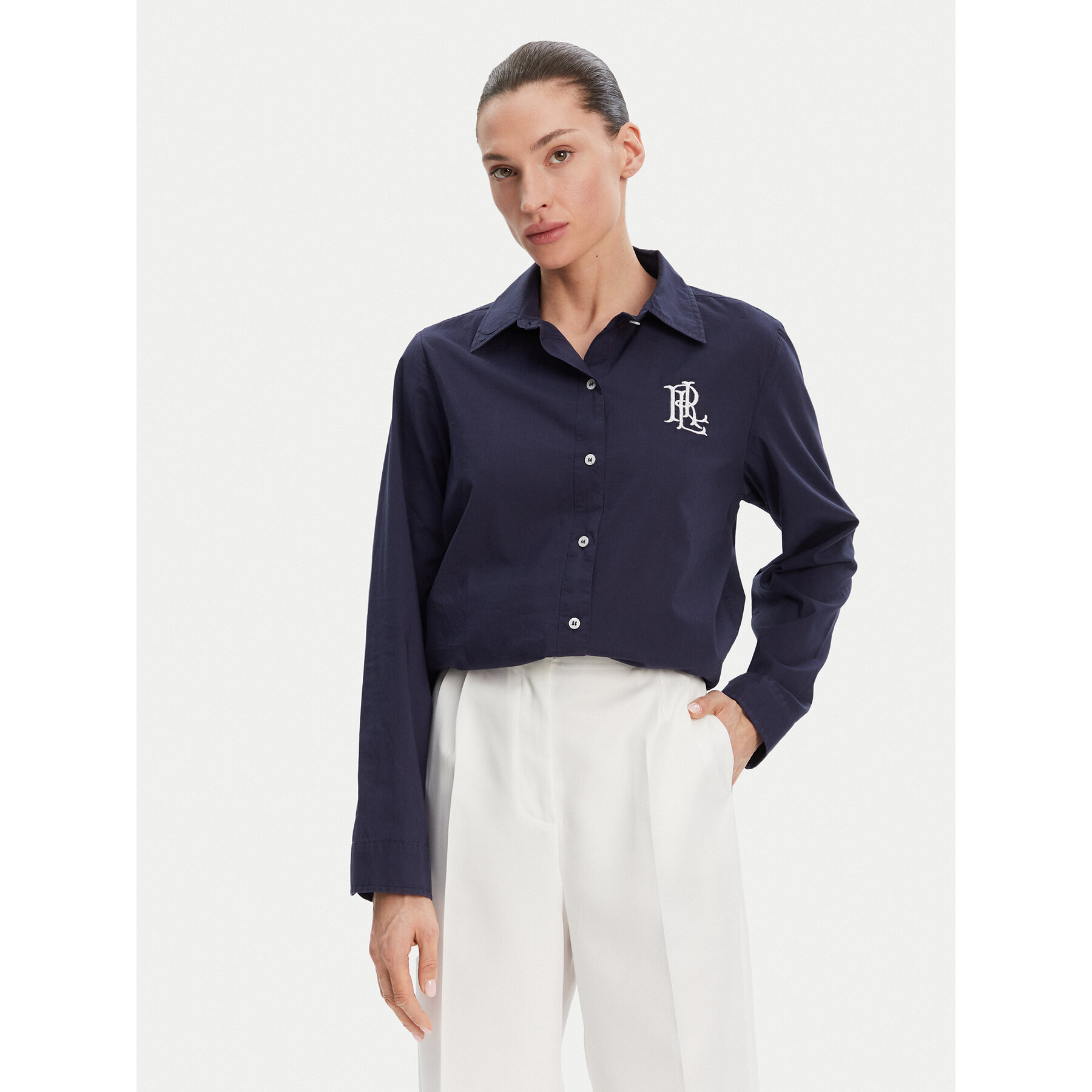 LAUREN RALPH LAUREN Koszula 20529276 Granatowy Regular Fit