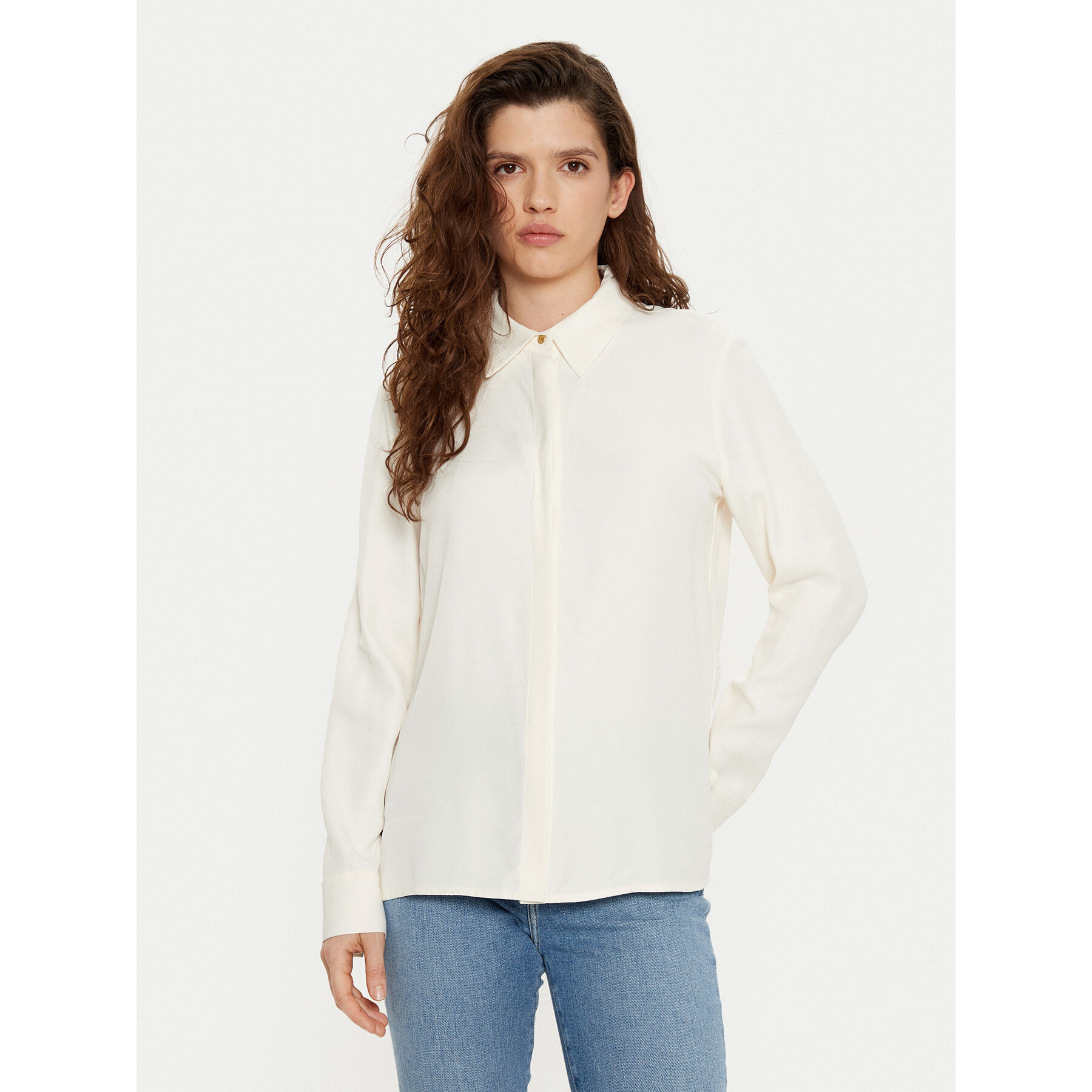 Tommy Hilfiger Koszula WW0WW44045 Beżowy Regular Fit