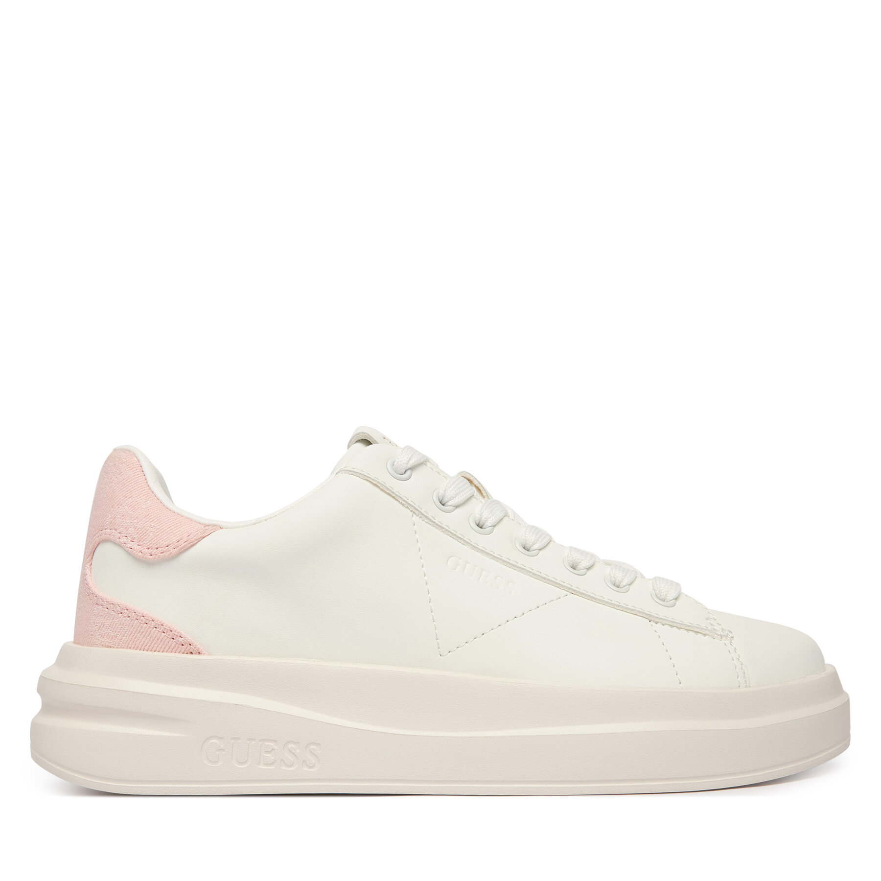 Guess Sneakersy FLJE14 LEA12 Biały