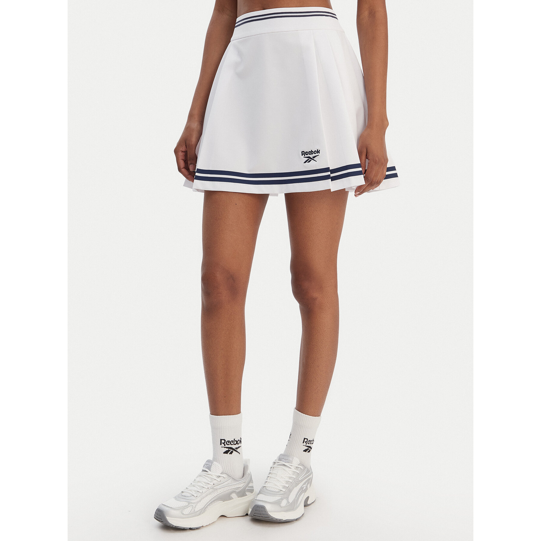 Reebok Spódnica mini Marta RK25491CCW Biały Regular Fit