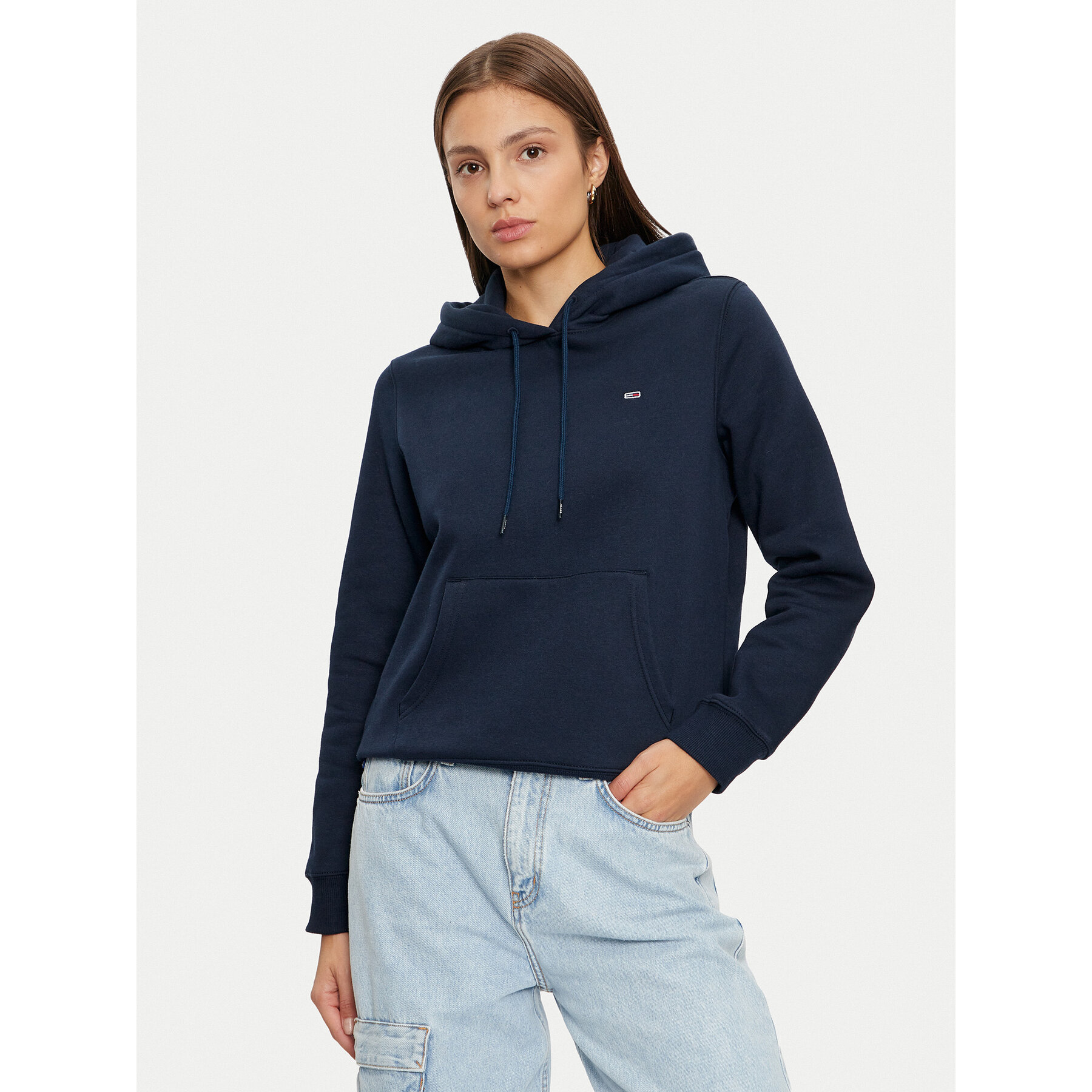 Tommy Jeans Bluza DW0DW19958 Granatowy Regular Fit