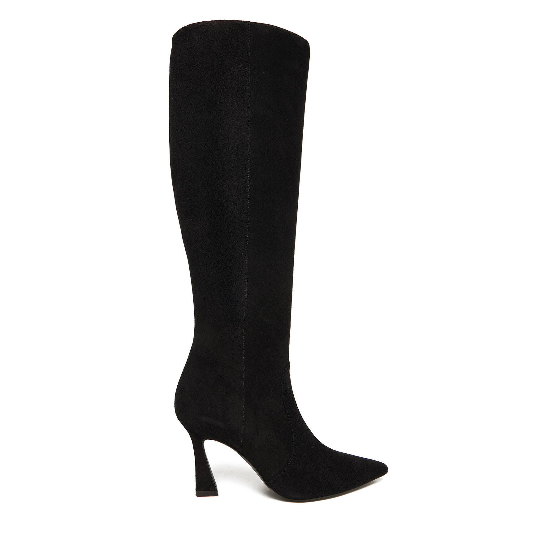 Stuart Weitzman Kozaki Vinnie Zip SM588 Czarny
