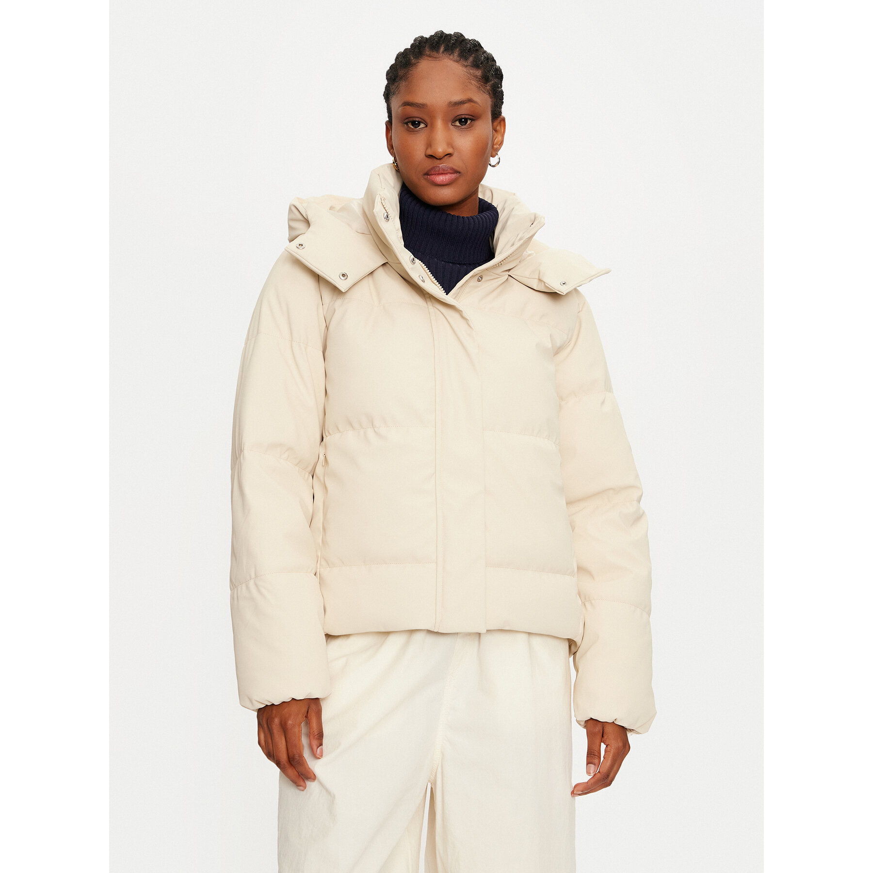 Vero Moda Kurtka zimowa Greta Kylie 10311315 Beżowy Regular Fit