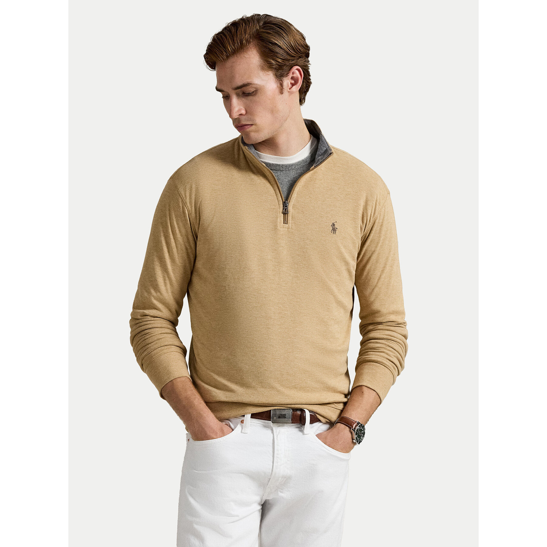 Polo Ralph Lauren Bluza 710812963063 Beżowy Regular Fit