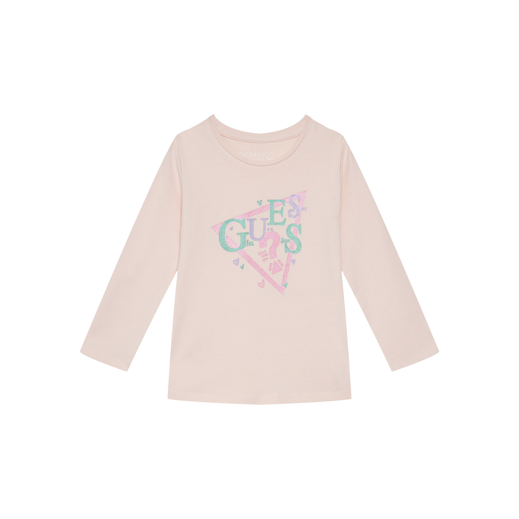 Guess Bluzka K5BI13 J1314 Różowy Regular Fit