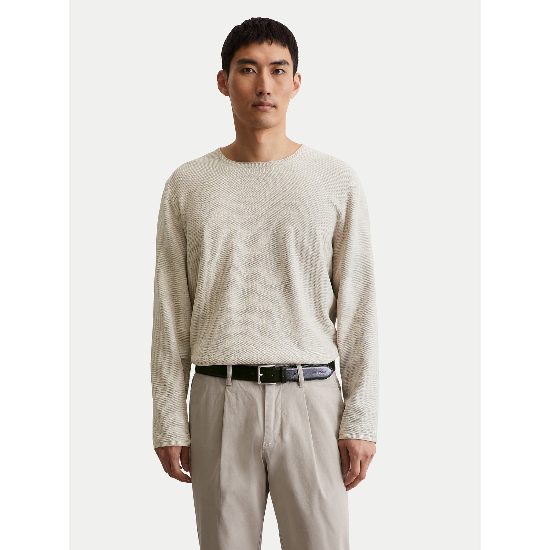 Marc O'Polo Sweter 526 5023 60080 Beżowy Regular Fit