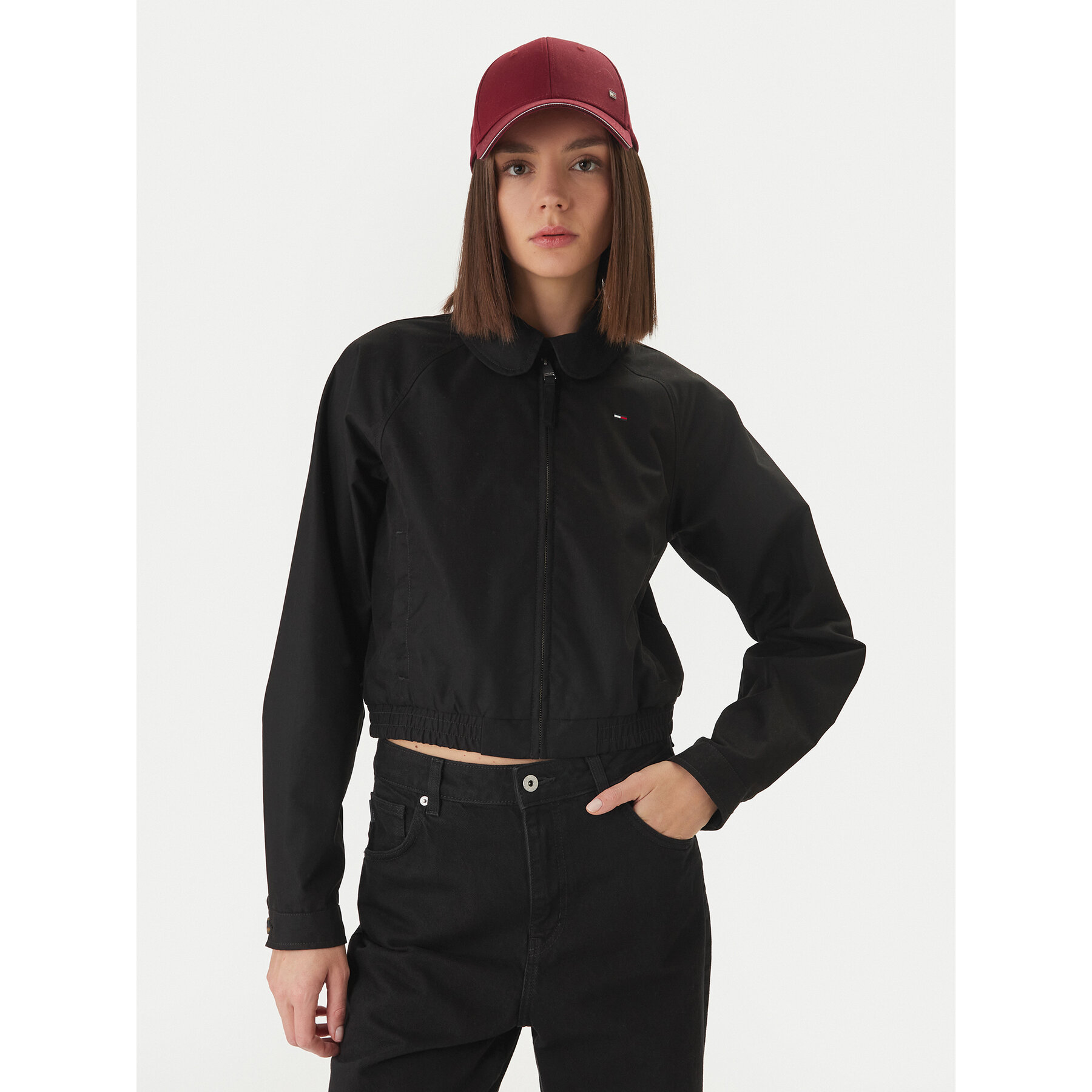 Tommy Jeans Kurtka przejściowa DW0DW20403 Czarny Regular Fit