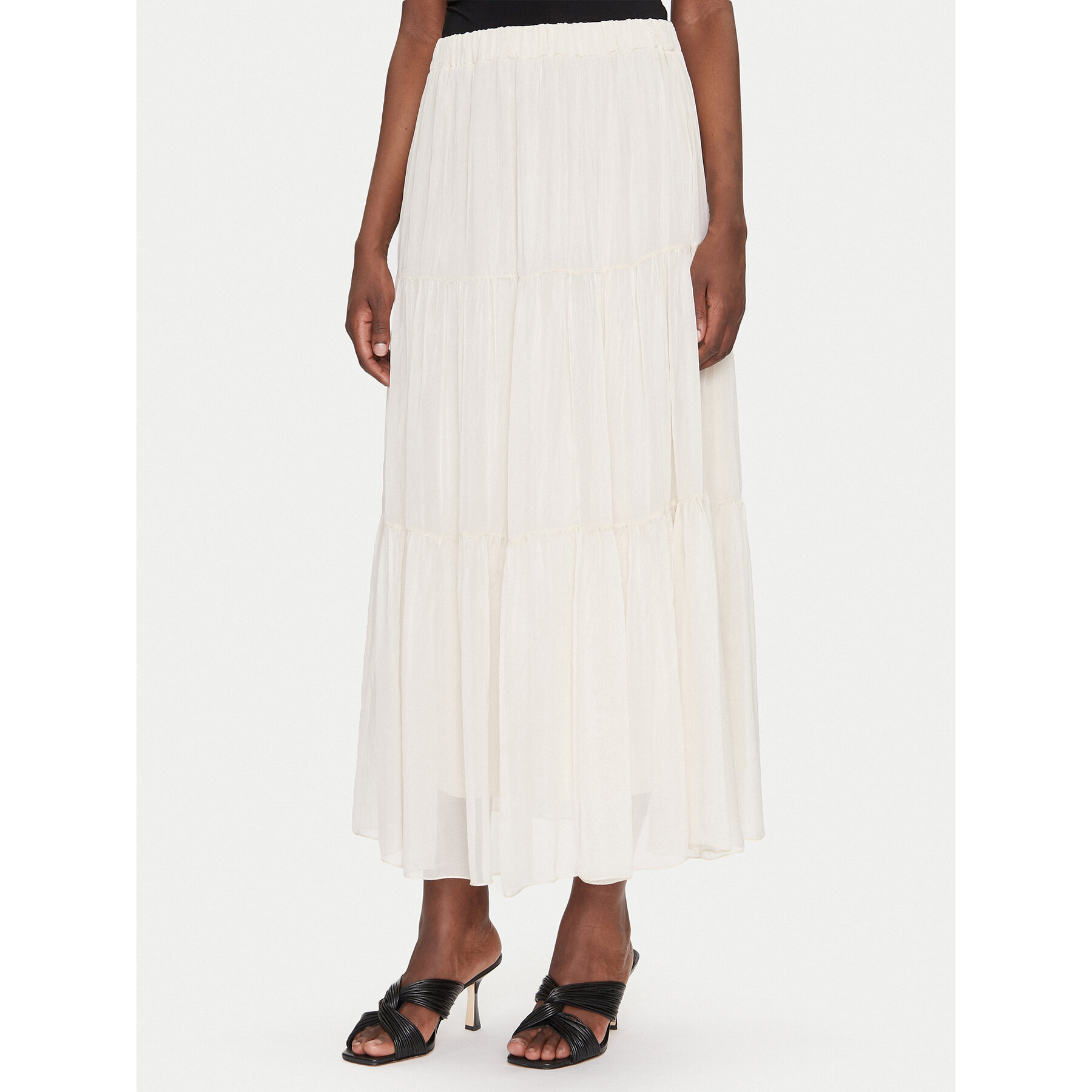 Dixie Spódnica maxi G207W007A Beżowy Regular Fit