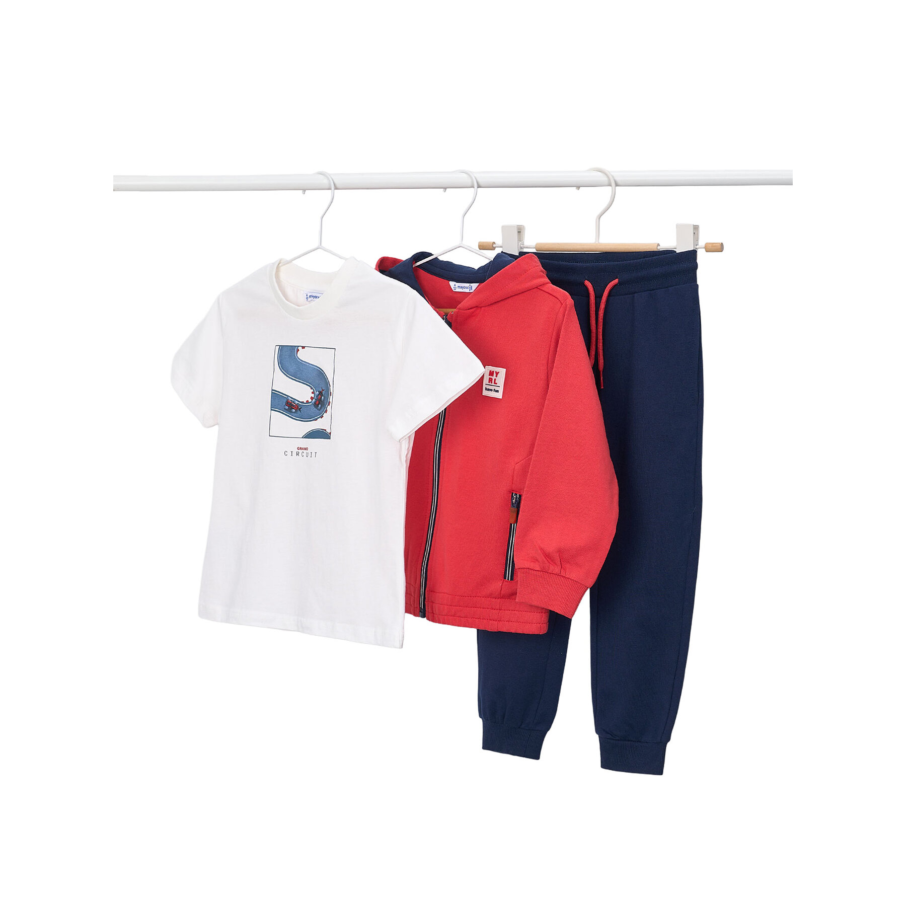 Mayoral Komplet dresowy 3884 Kolorowy Regular Fit