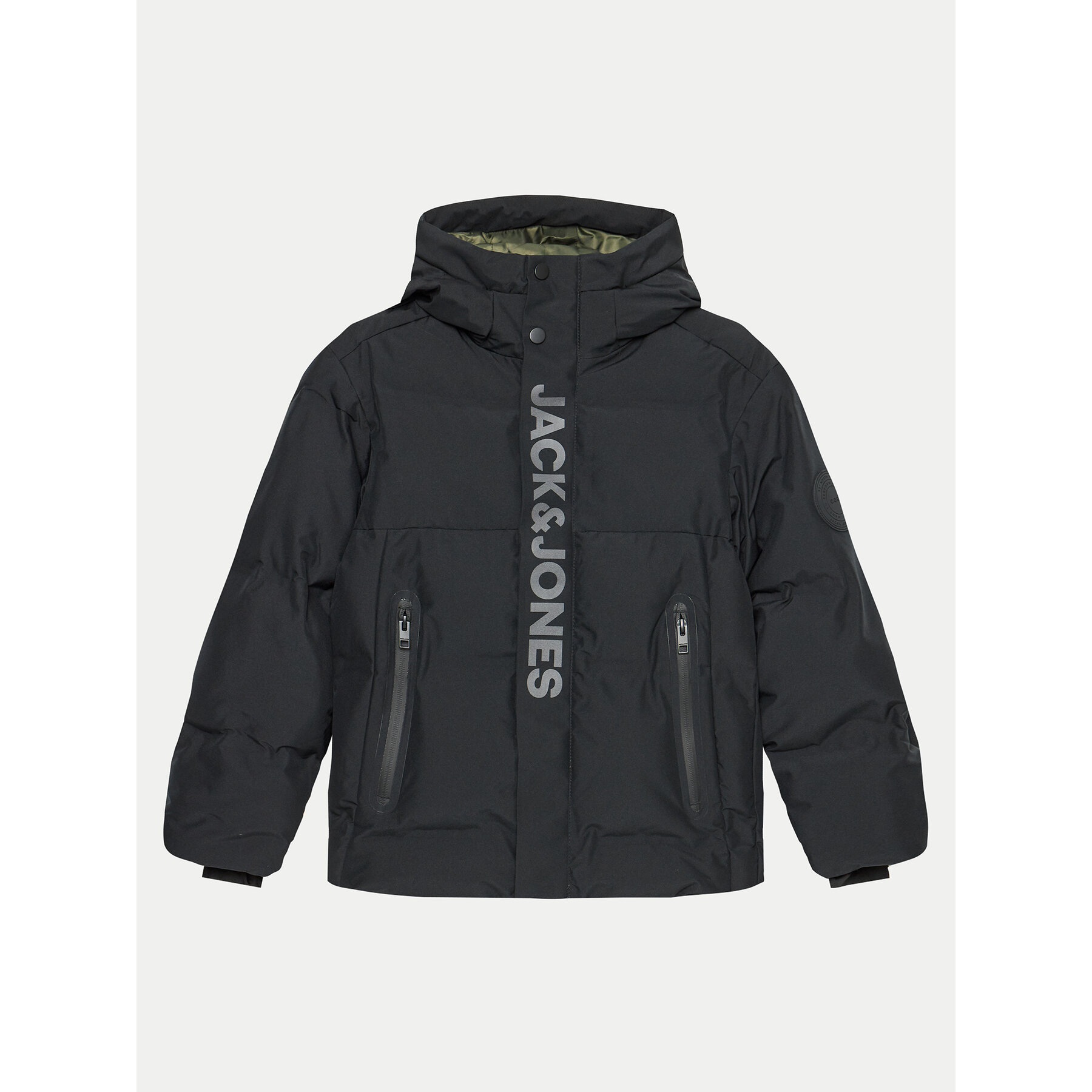 Jack & Jones Junior Kurtka zimowa Alpha 12262162 Czarny Regular Fit