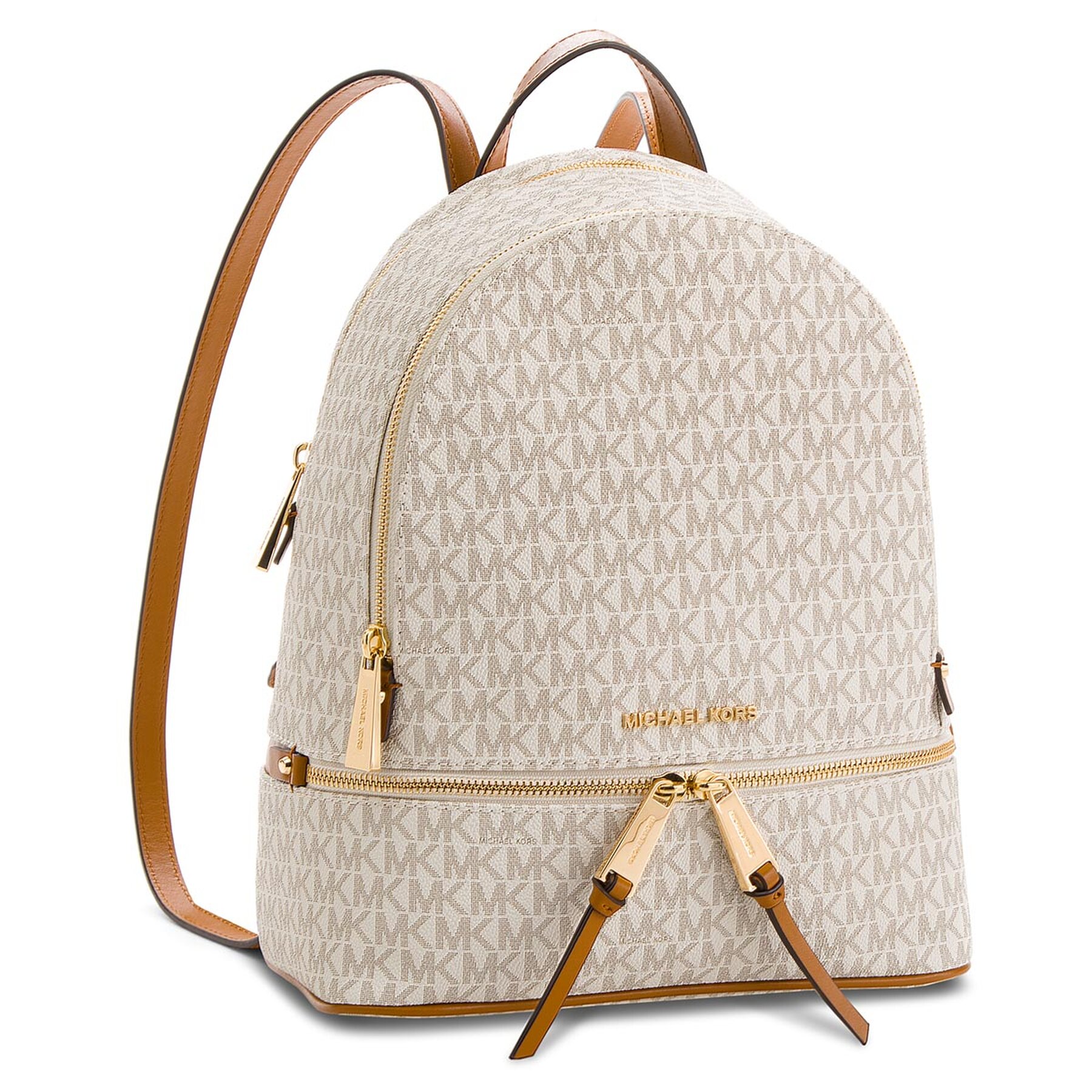 MICHAEL Michael Kors Plecak Rhea Zip 30S7GEZB1B Beżowy