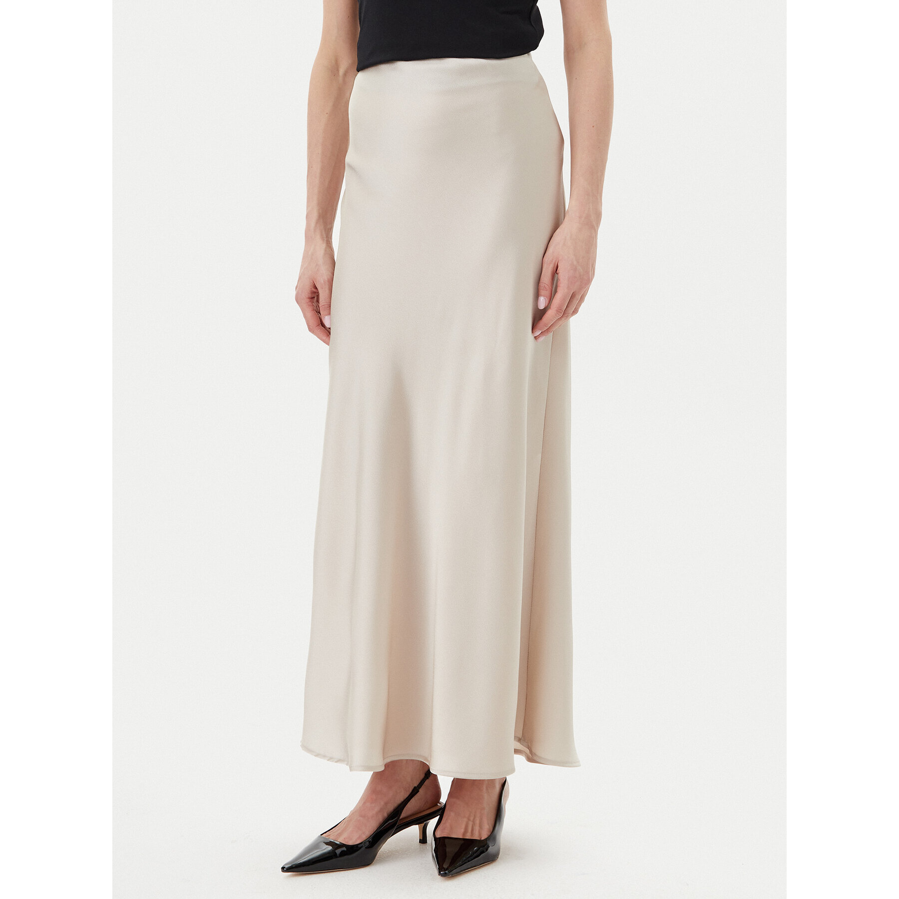 Bruuns Bazaar Spódnica maxi Joanelle BBW4296 Écru Regular Fit
