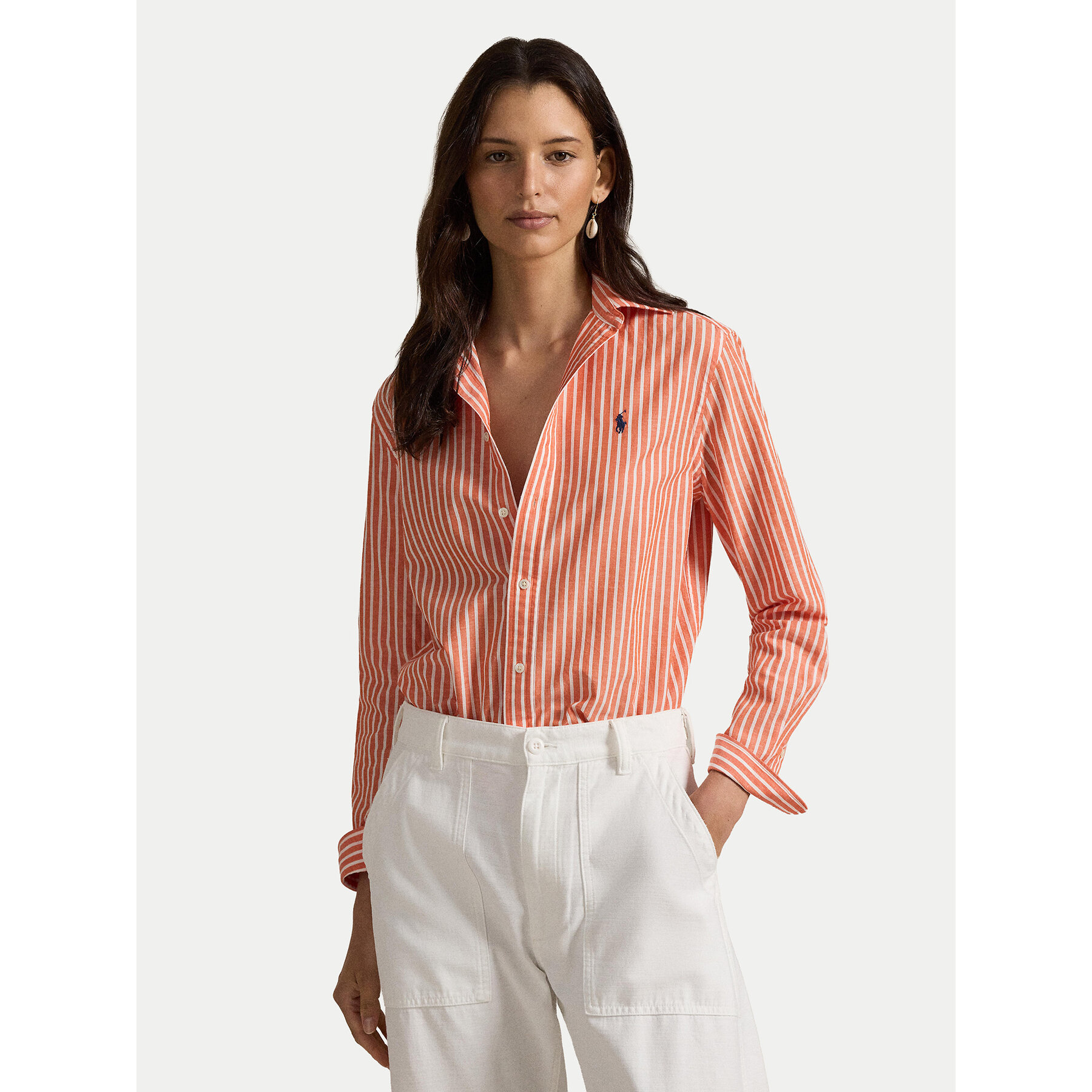 Polo Ralph Lauren Koszula 211971514502 Pomarańczowy Classic Fit
