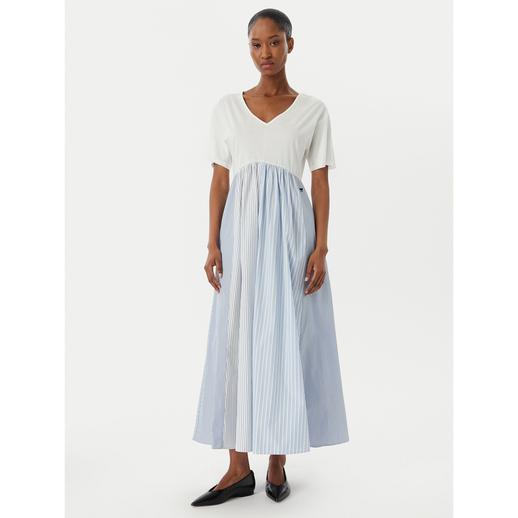 Weekend Max Mara Sukienka codzienna Brozno 2515621082 Biały Relaxed Fit