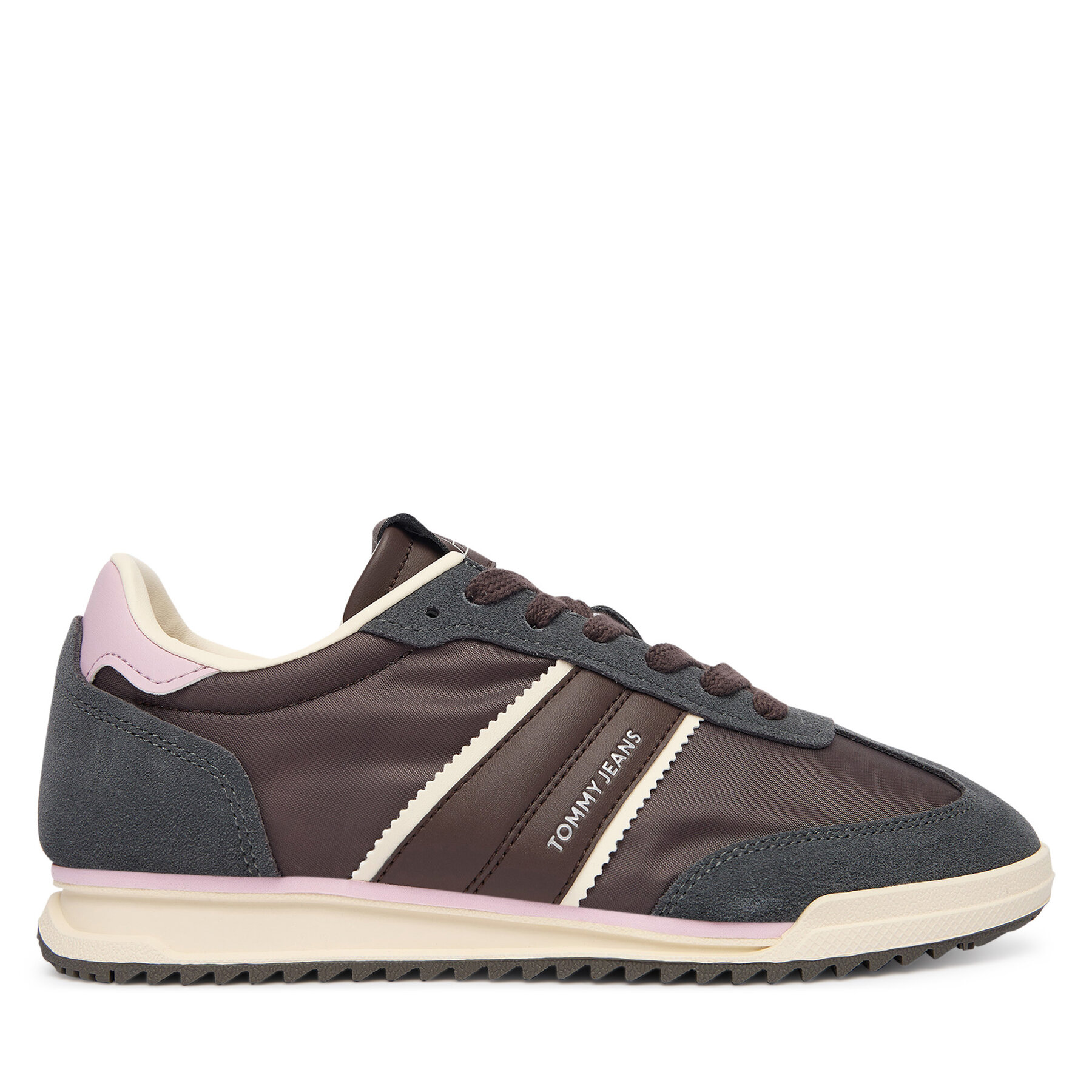 Tommy Jeans Sneakersy Tjw Low Profile Runner EN0EN02927 Brązowy