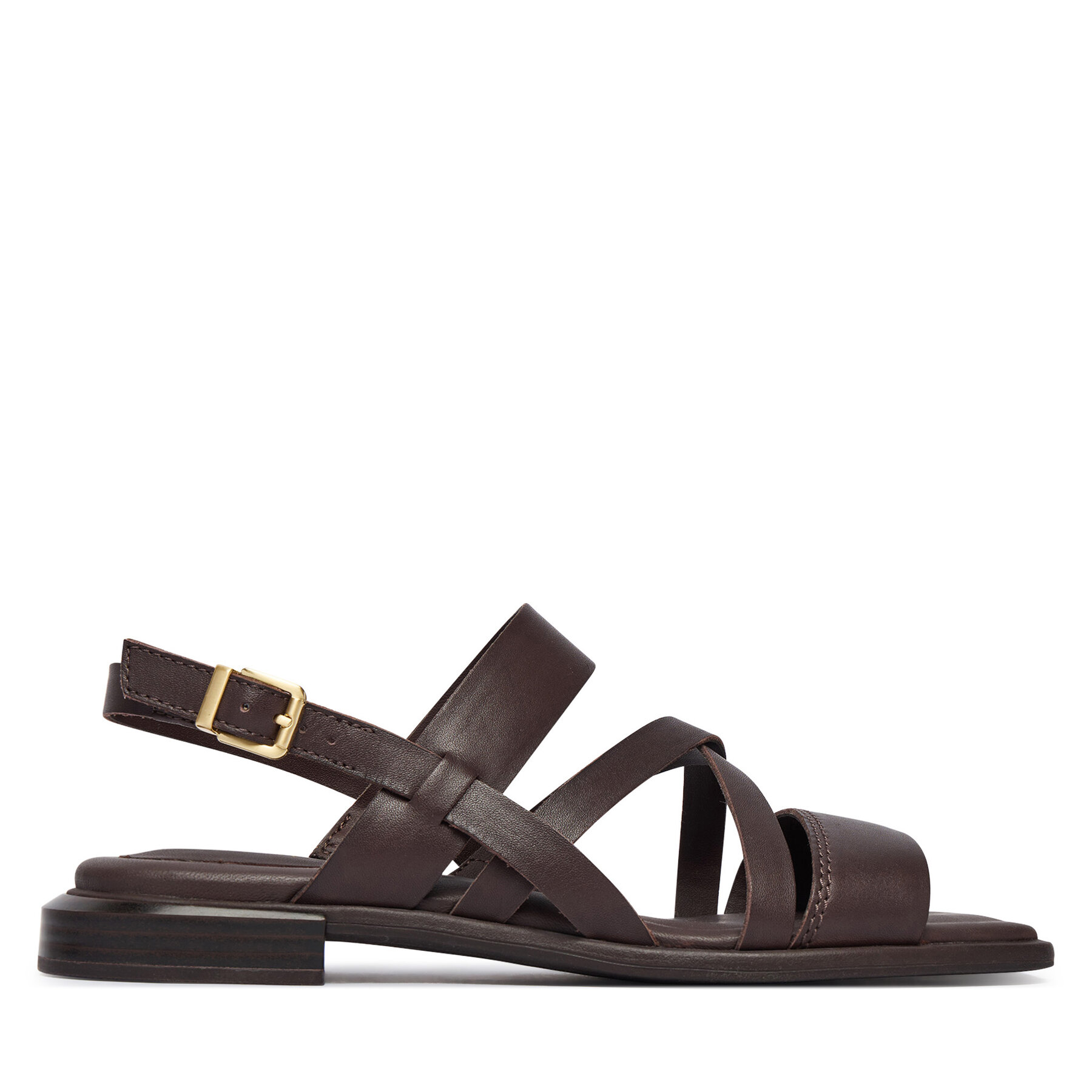 Clarks Sandały Ariany Strap 26185801 Brązowy