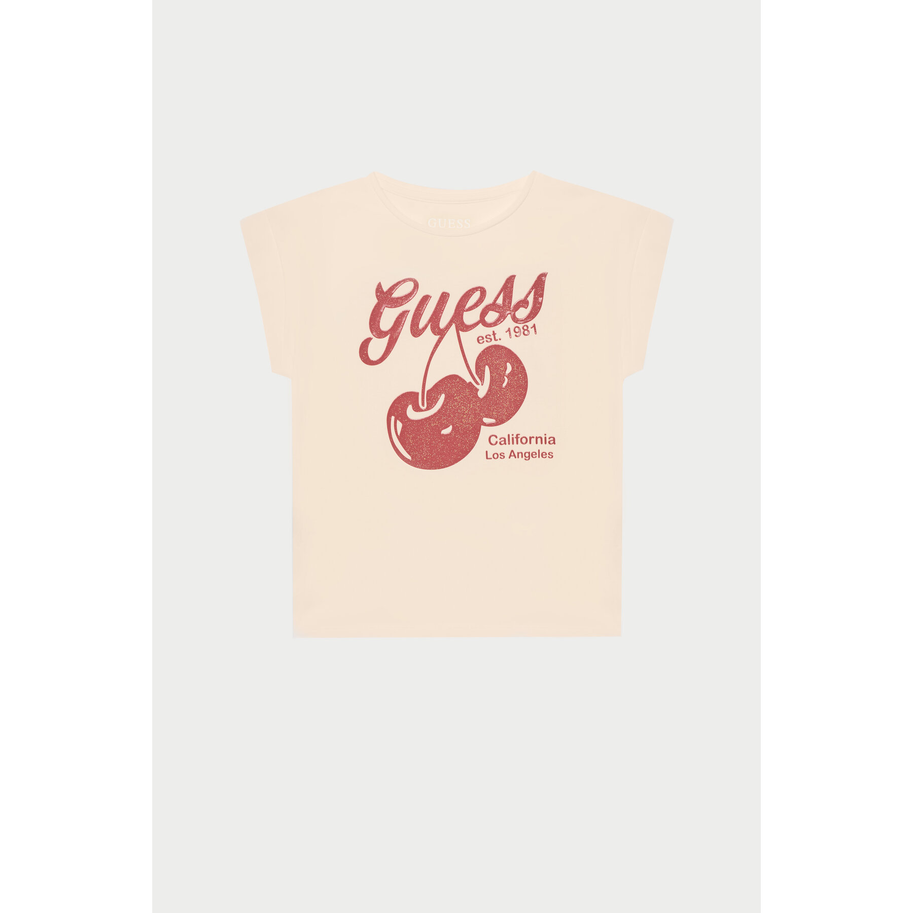 Guess T-Shirt J5GI00 K6YW4 Różowy Regular Fit