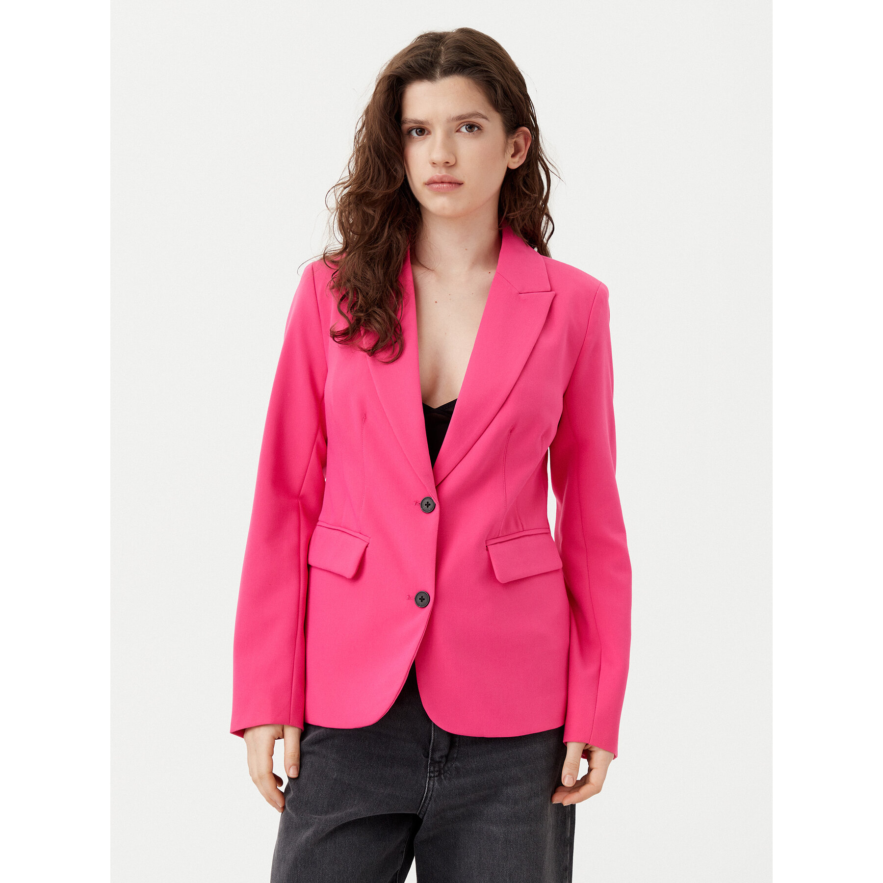ONLY Marynarka Raven 15338389 Różowy Slim Fit