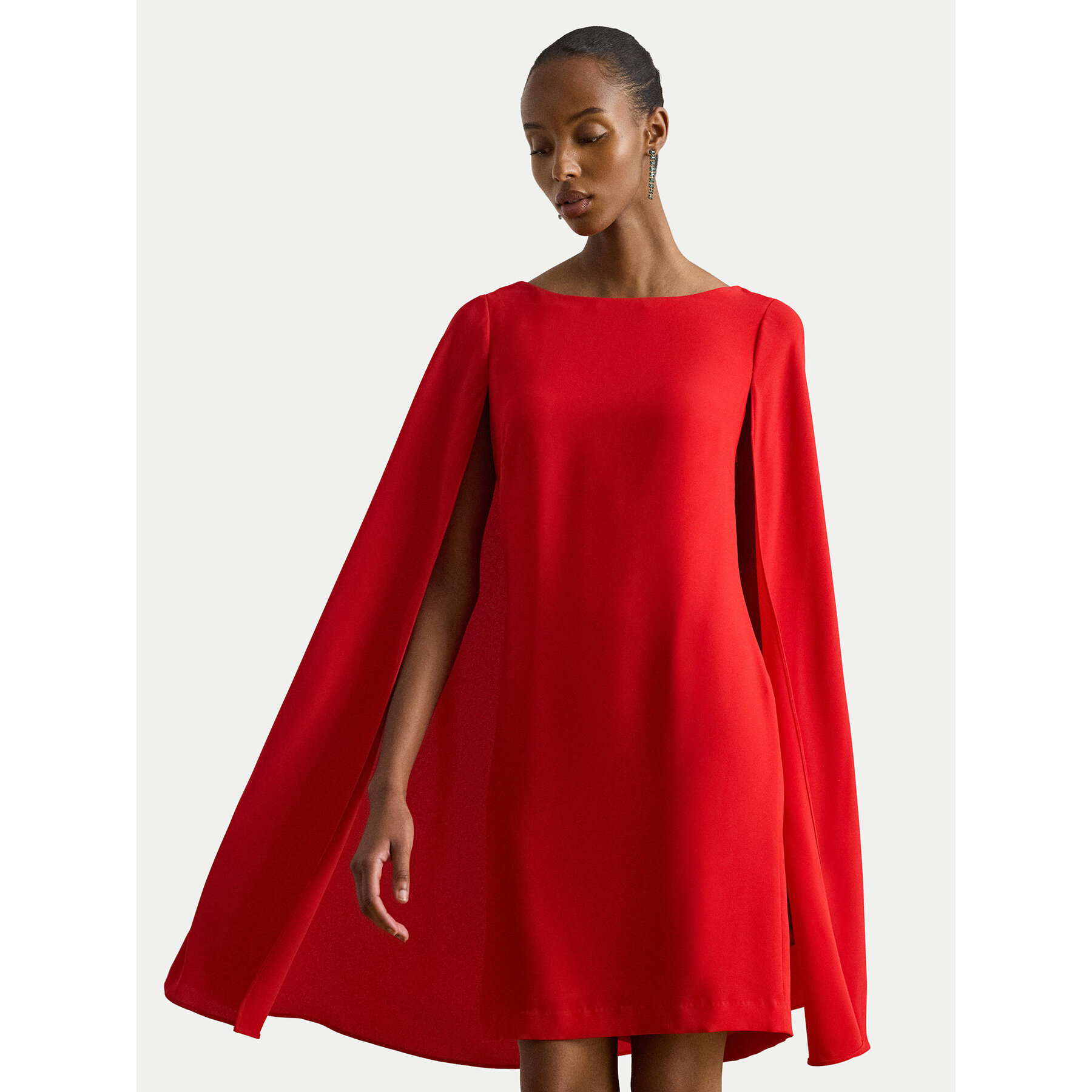 LAUREN RALPH LAUREN Sukienka koktajlowa 253980921009 Czerwony Slim Fit