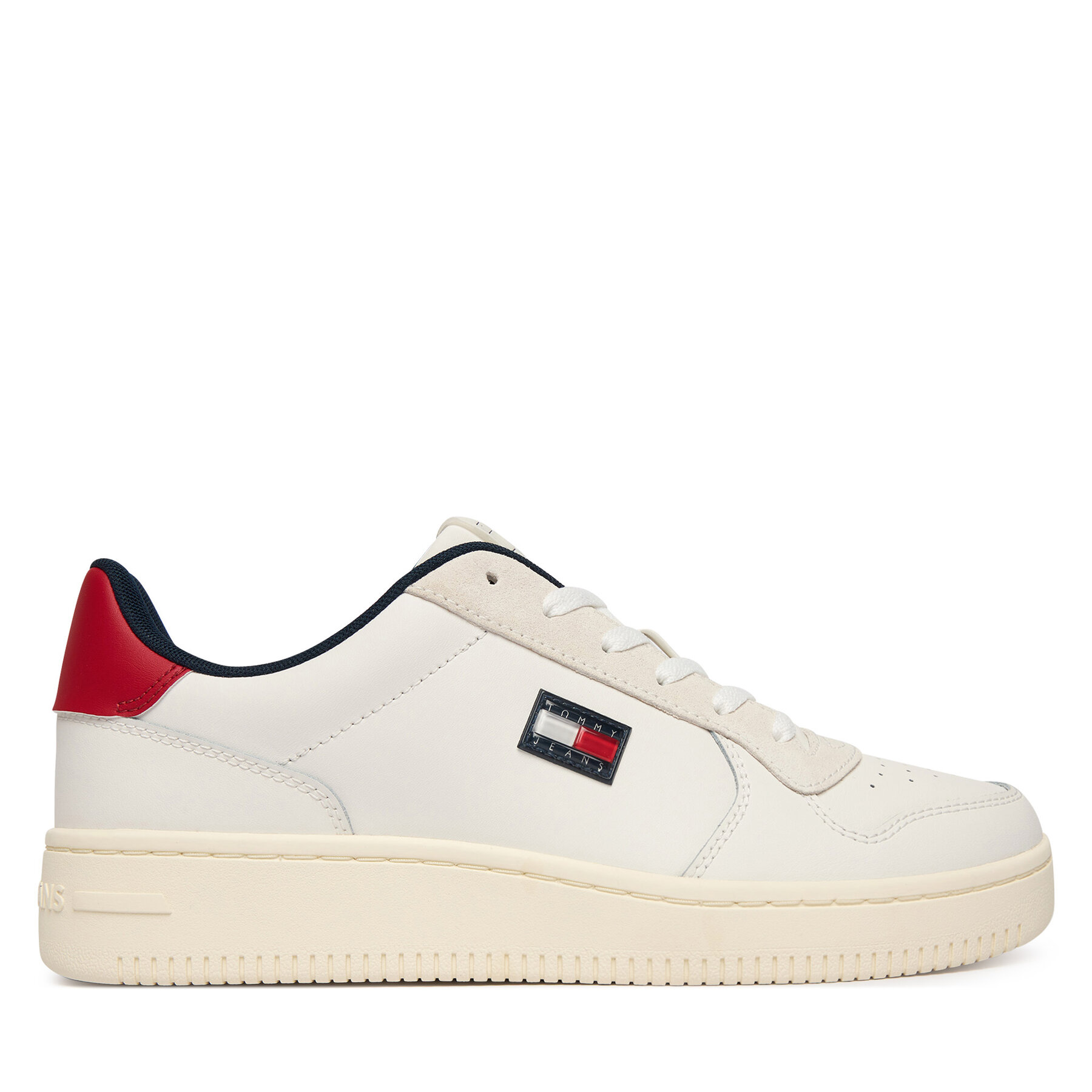 Tommy Jeans Sneakersy Tjm Retro Basket EM0EM01681 Biały