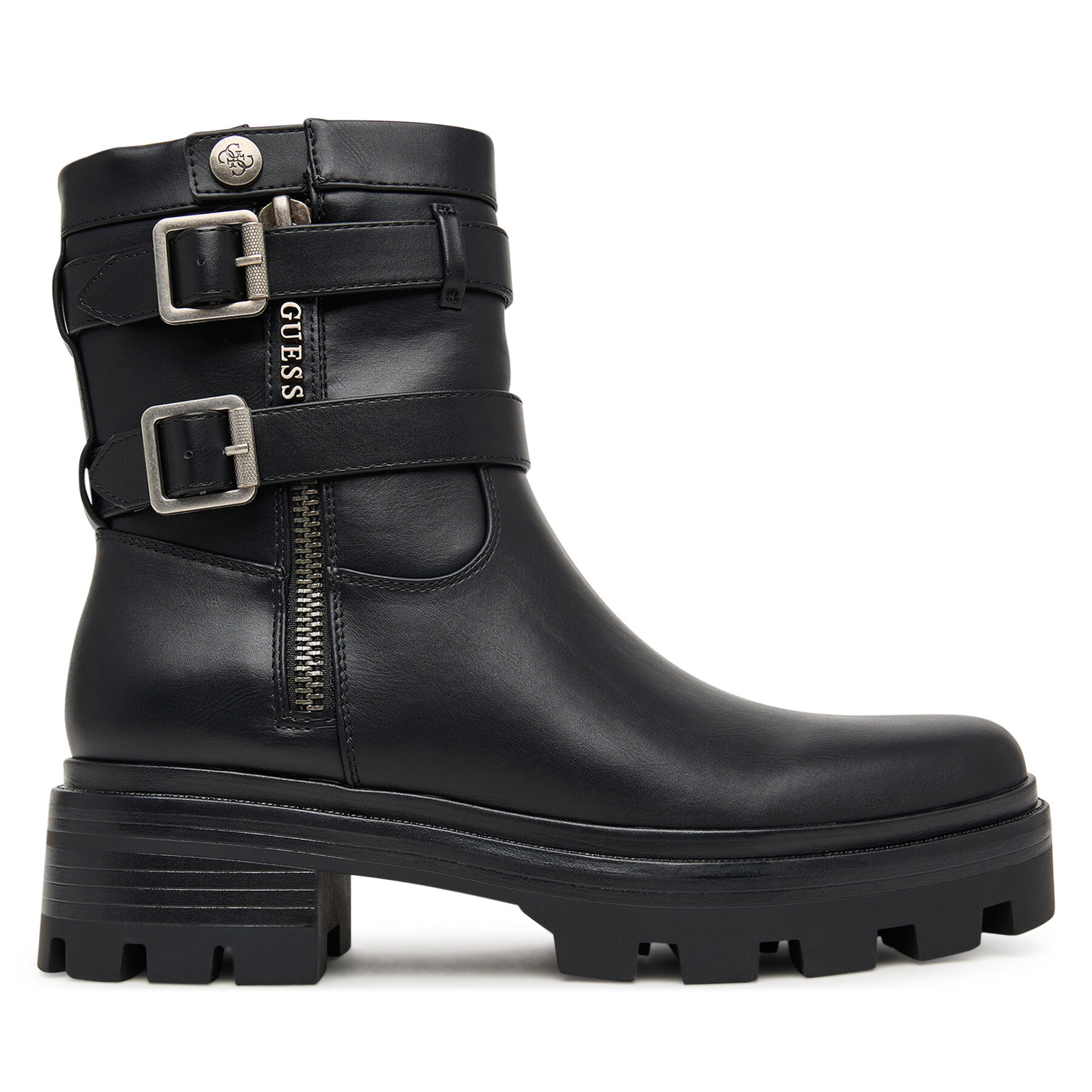 Guess Botki FLFLYN ELE10 Czarny