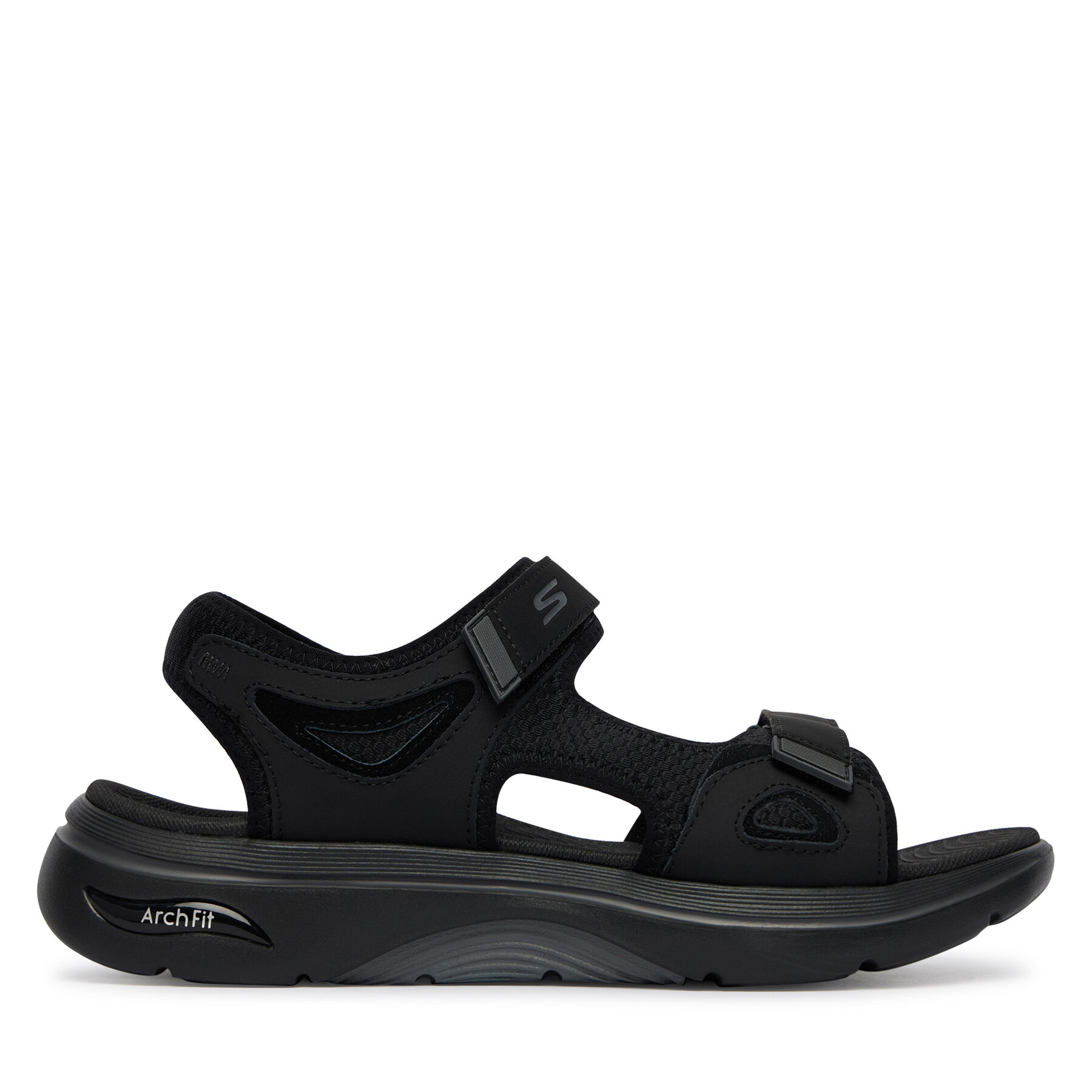 Skechers Sandały Go Walk Arch Fit 2.0 229309/BBK Czarny