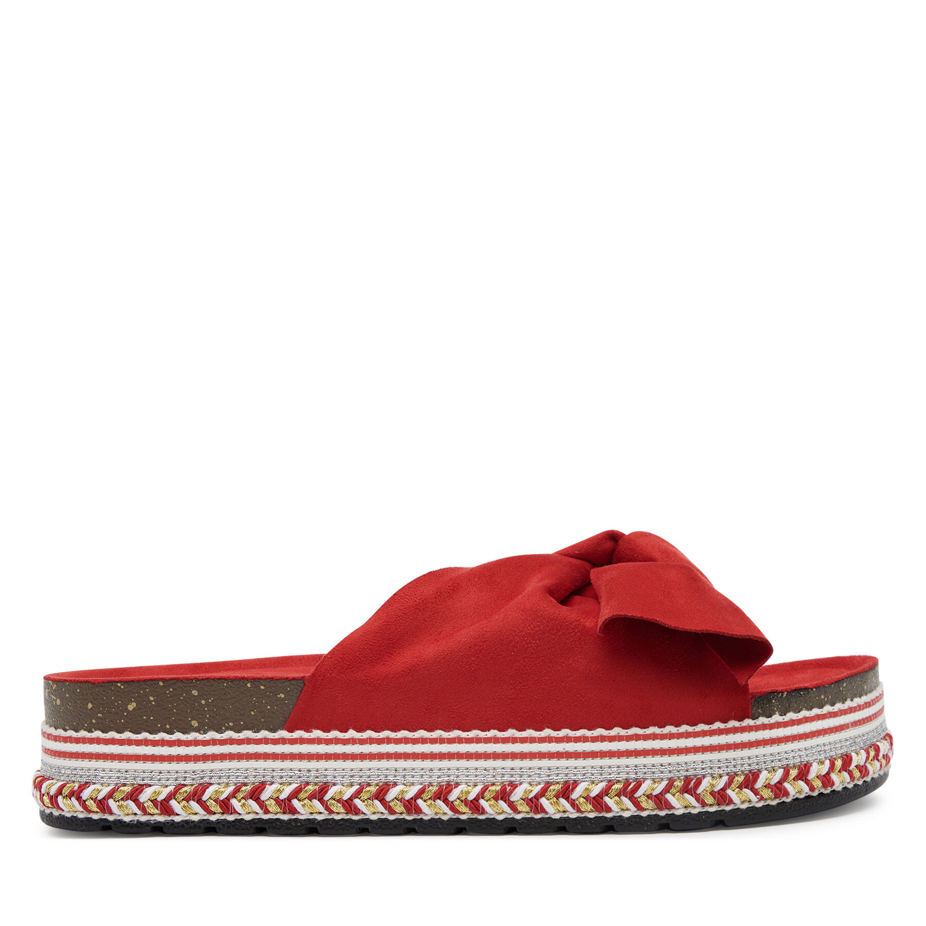 DeeZee Klapki E2050-3 Czerwony