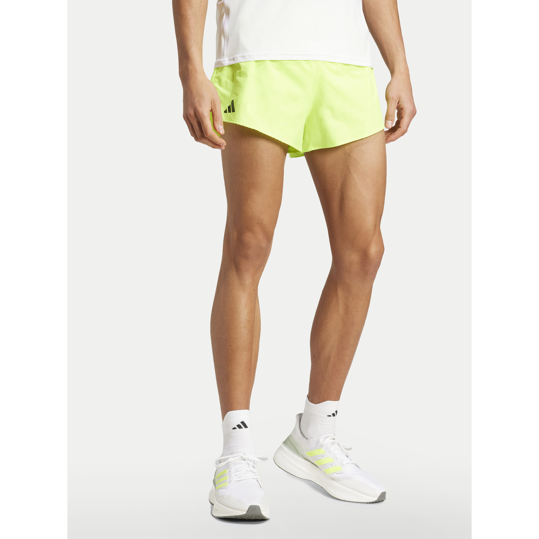 adidas Szorty sportowe Adizero Essentials JF3492 Zielony Slim Fit