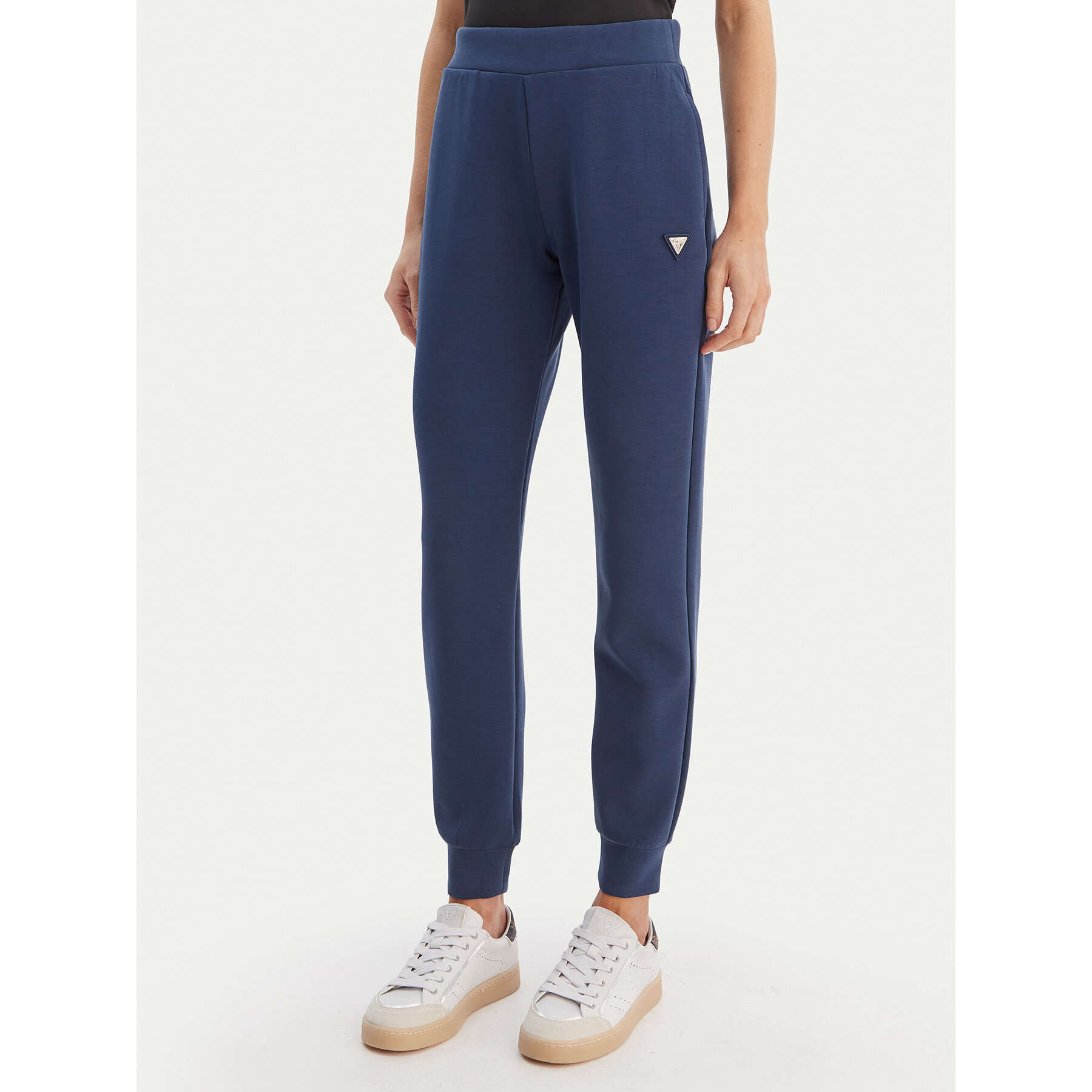 Guess Spodnie dresowe V4YB08 KCAY2 Granatowy Regular Fit