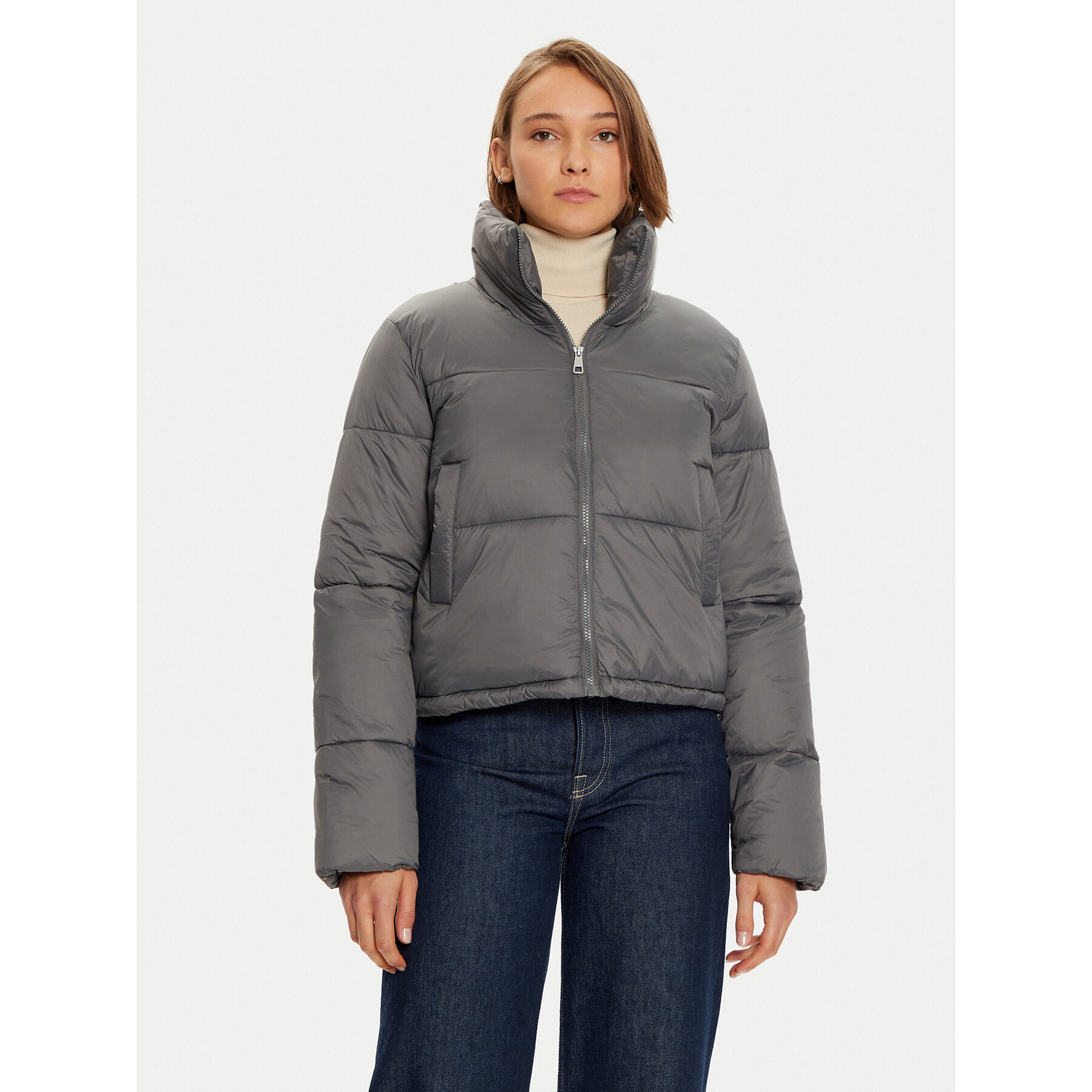 Kaffe Kurtka zimowa Victoria 10508762 Szary Regular Fit