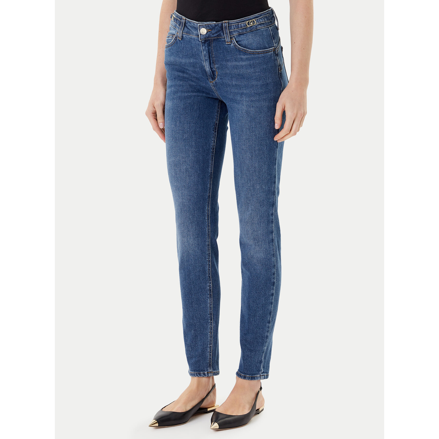 Liu Jo Jeansy UF5013 D0277 78920 Granatowy Slim Fit
