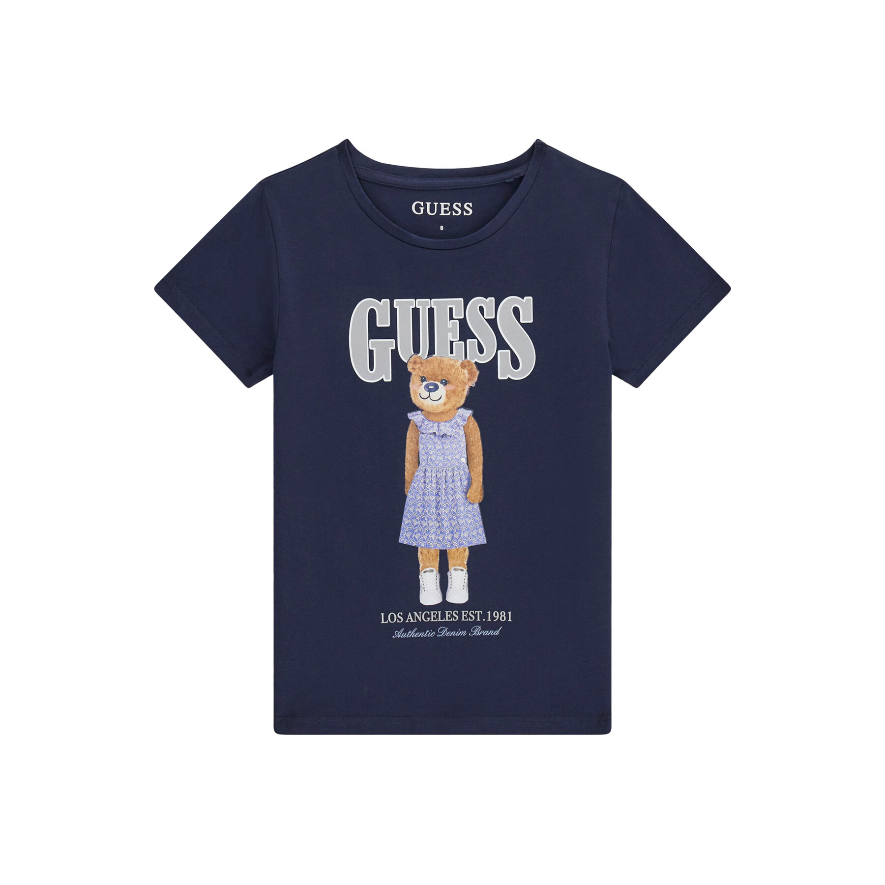 Guess T-Shirt J6GI04 K6YW4 Granatowy Regular Fit