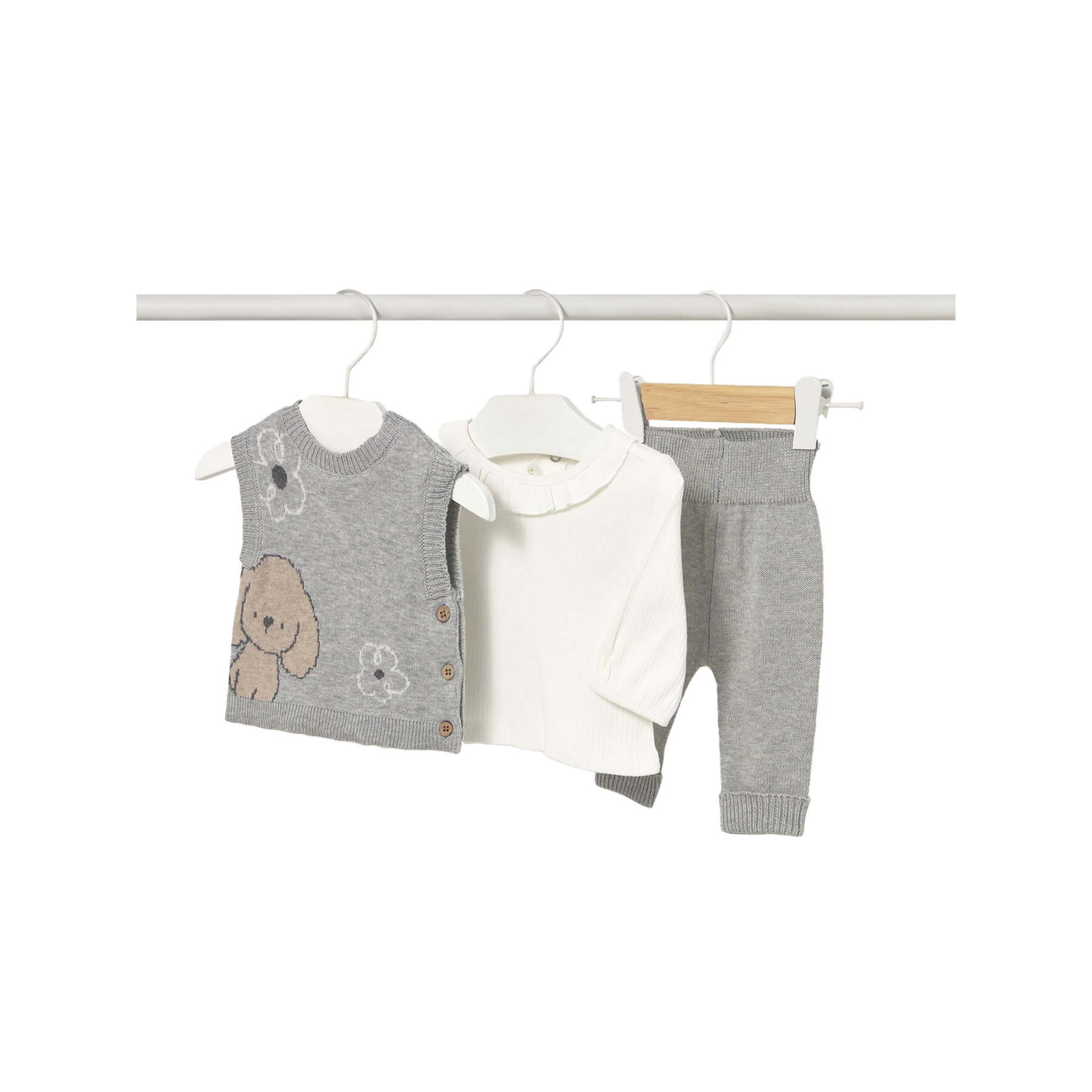 Mayoral Komplet dziecięcy 2709 Szary Regular Fit