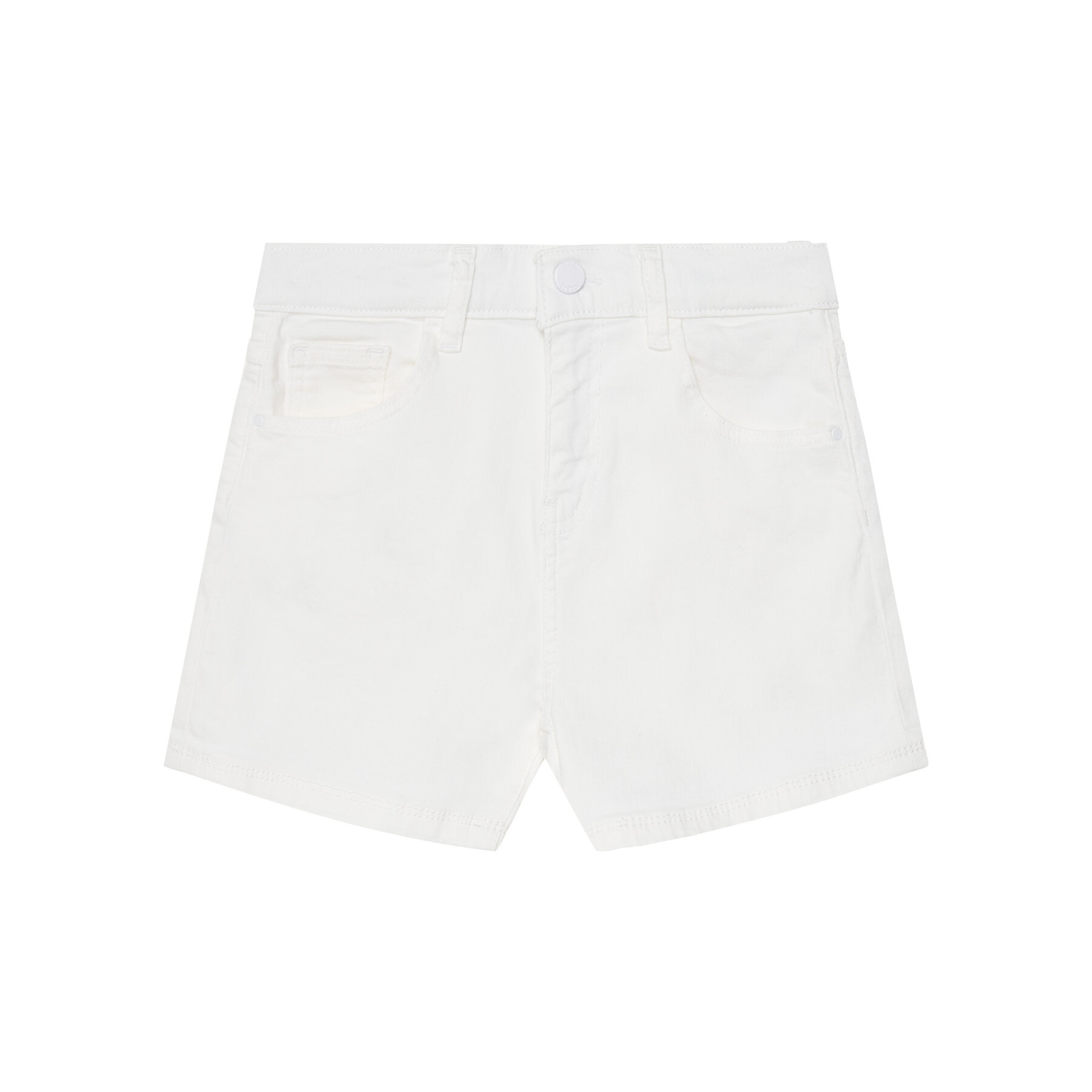 Guess Szorty jeansowe J4RD19 WE620 Biały Regular Fit
