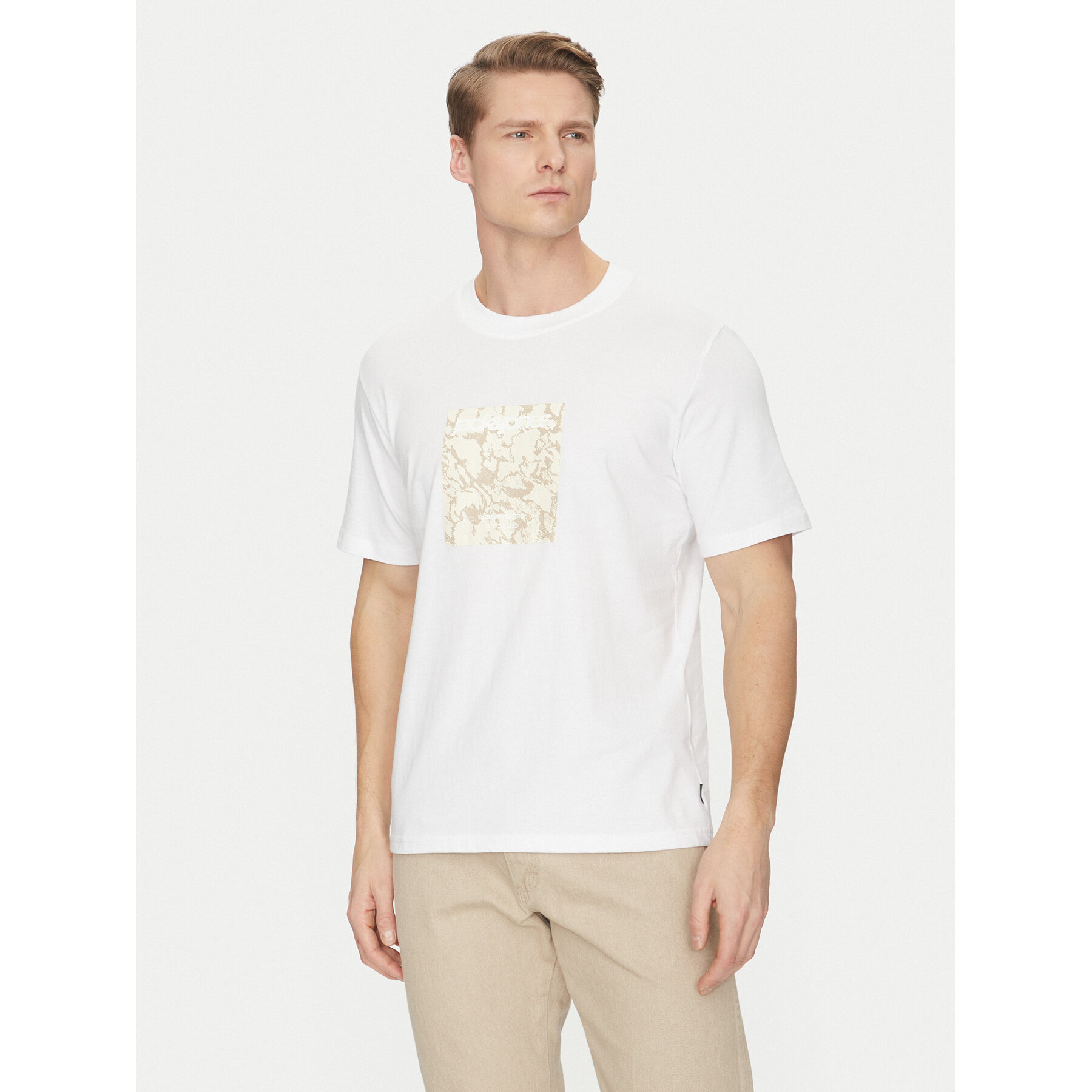 Jack & Jones T-Shirt Tarmac 12273239 Biały Regular Fit