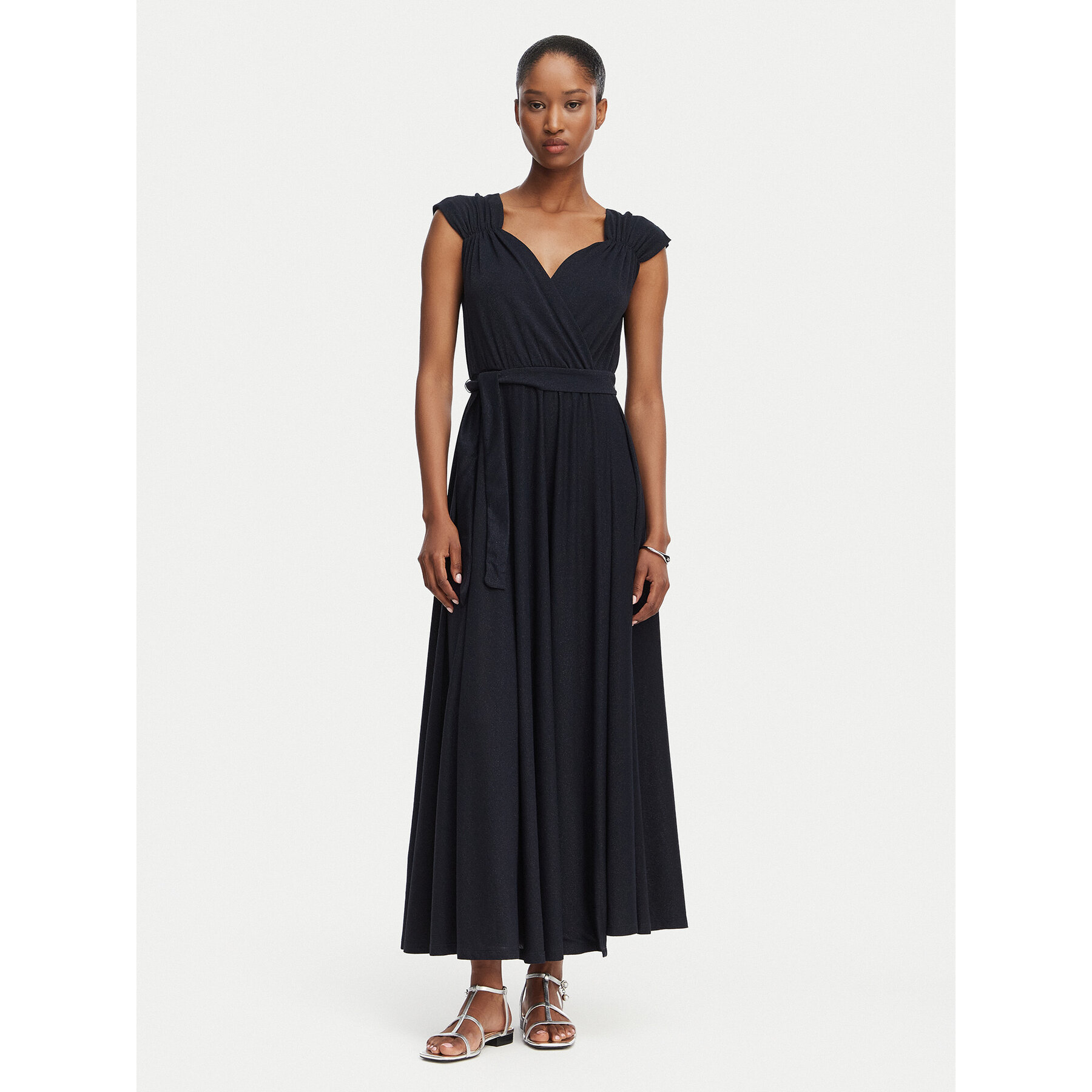 Marella Sukienka koktajlowa Rollio 2615621062 Granatowy Regular Fit