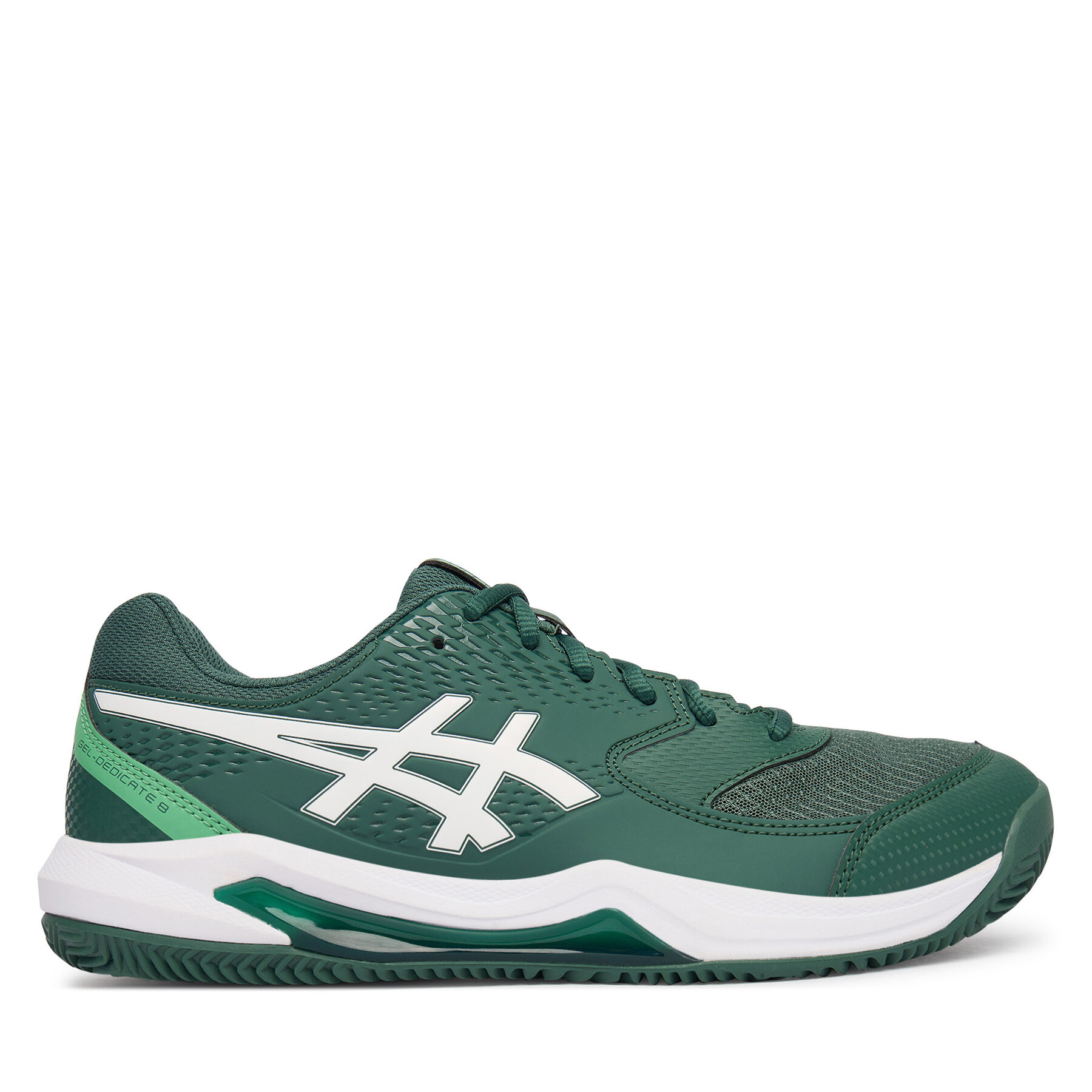 Asics Buty do tenisa Gel-Dedicate 8 Clay 1041A448 Zielony