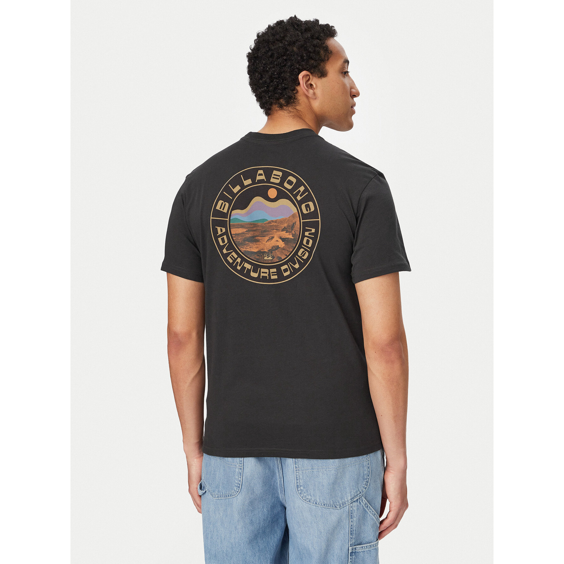 Billabong T-Shirt Rockies EBYZT00497 Czarny Regular Fit