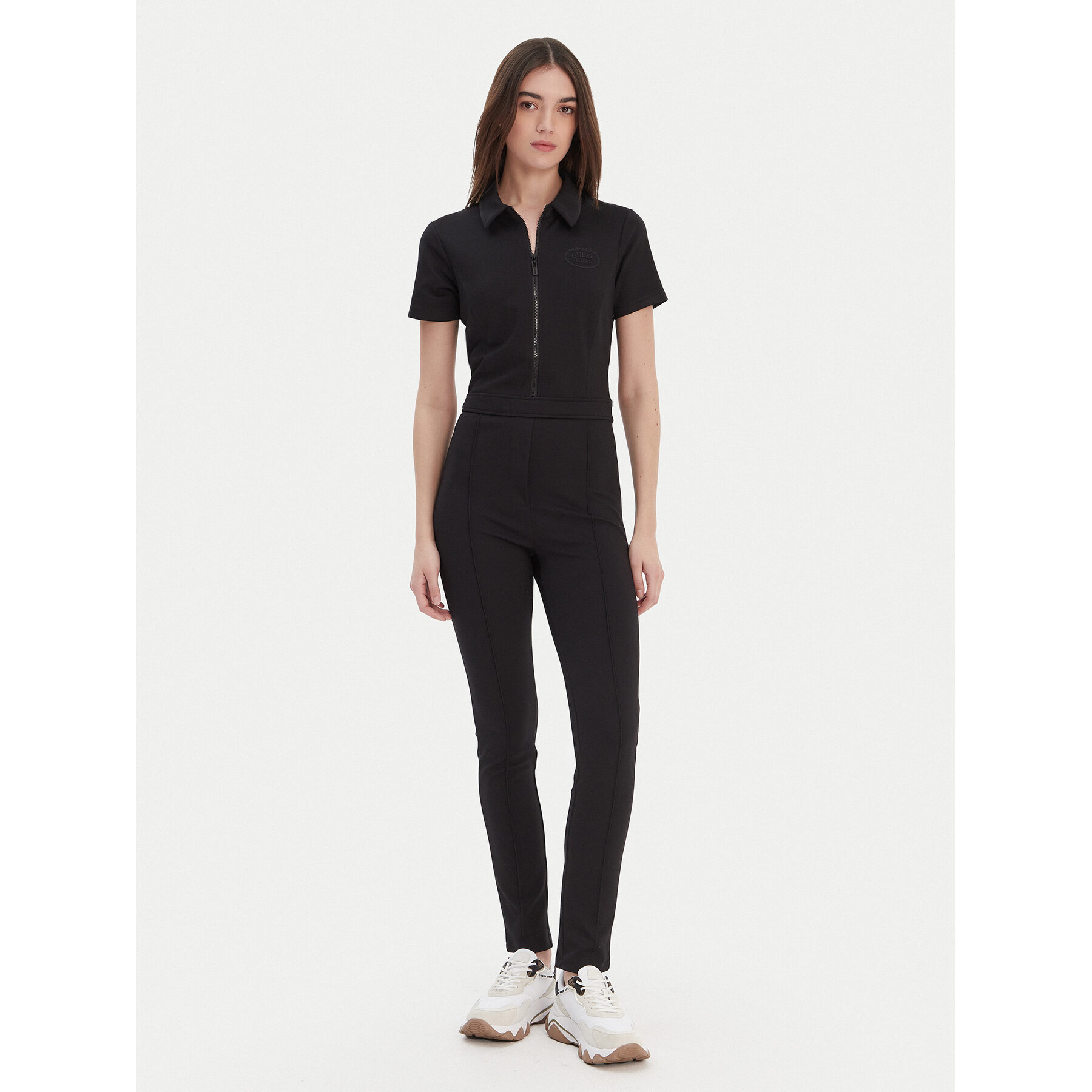 Guess Kombinezon V6RD03 KD822 Czarny Slim Fit