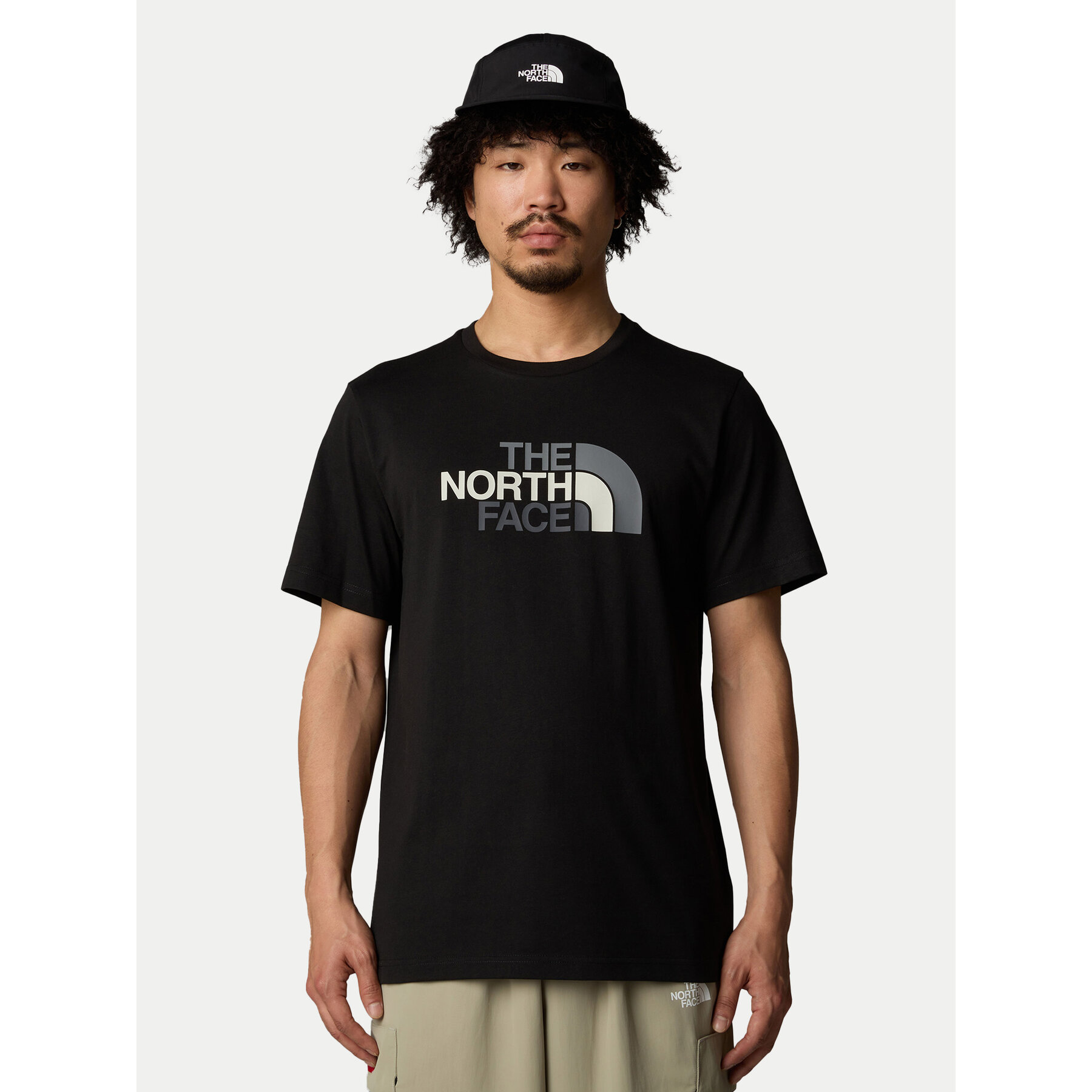 The North Face T-Shirt Easy NF0A8A6C Czarny Regular Fit