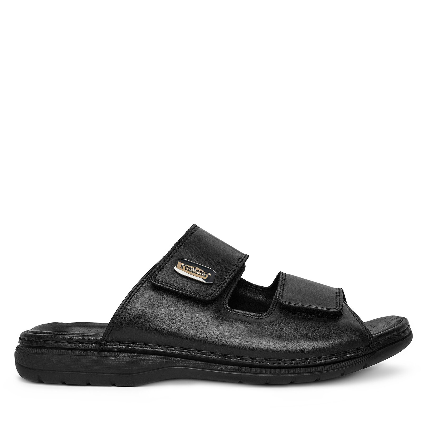 Rieker Klapki 25590-00 Czarny