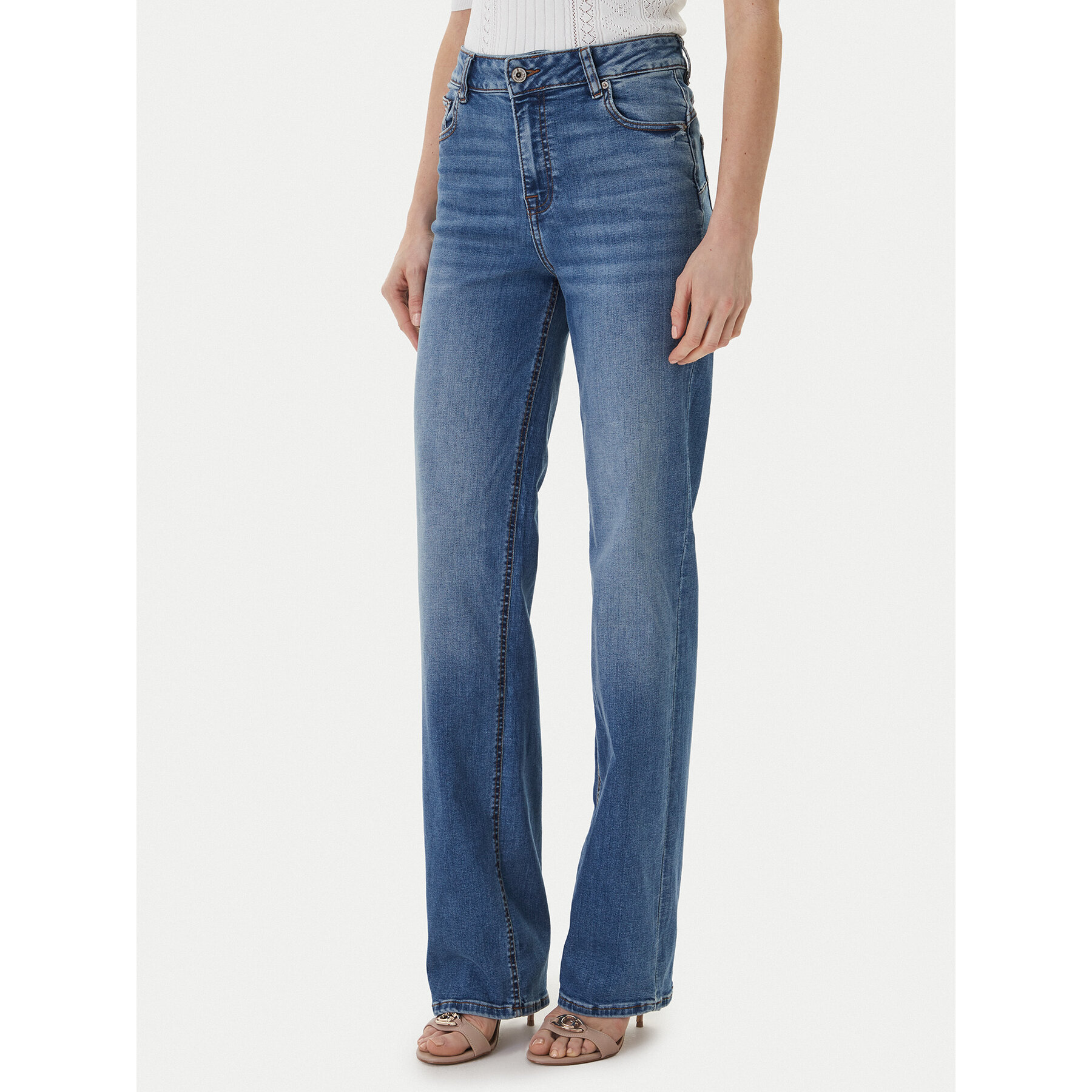 Fracomina Jeansy FP26SV8050D46002 Niebieski Straight Leg