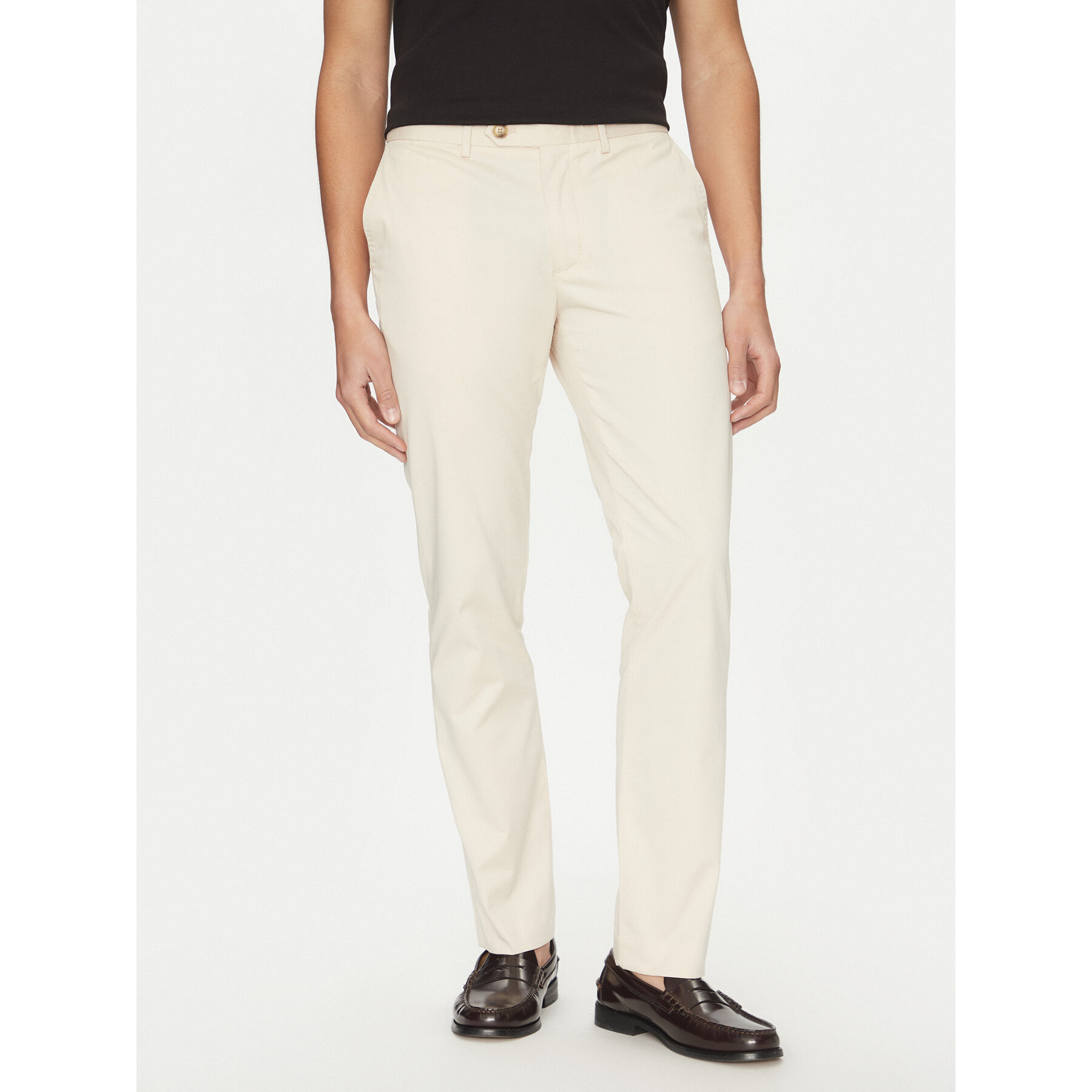 Tommy Hilfiger Chinosy Denton MW0MW38863 Beżowy Slim Fit