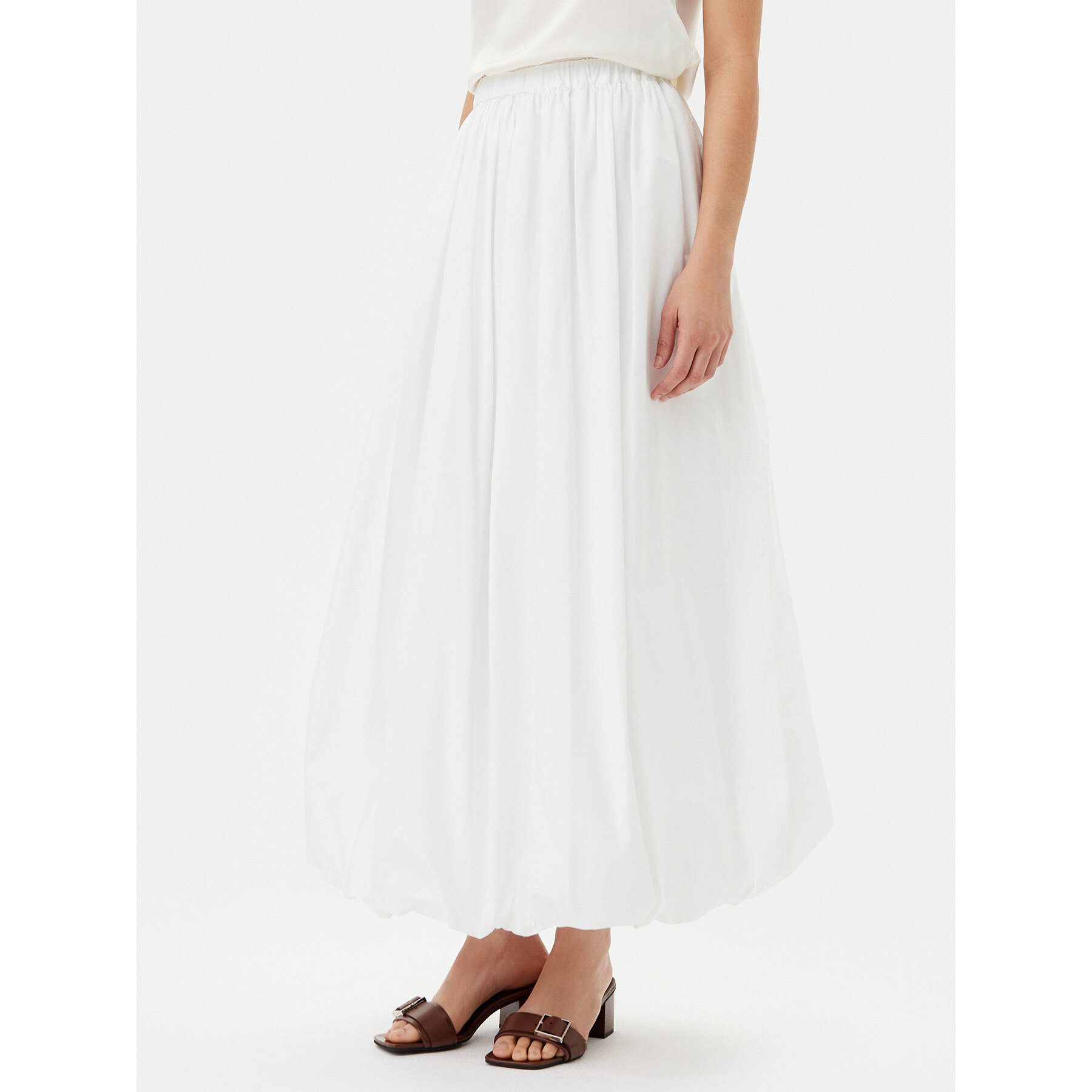 PINKO Spódnica maxi Johnny 105214 A2LD Biały Regular Fit