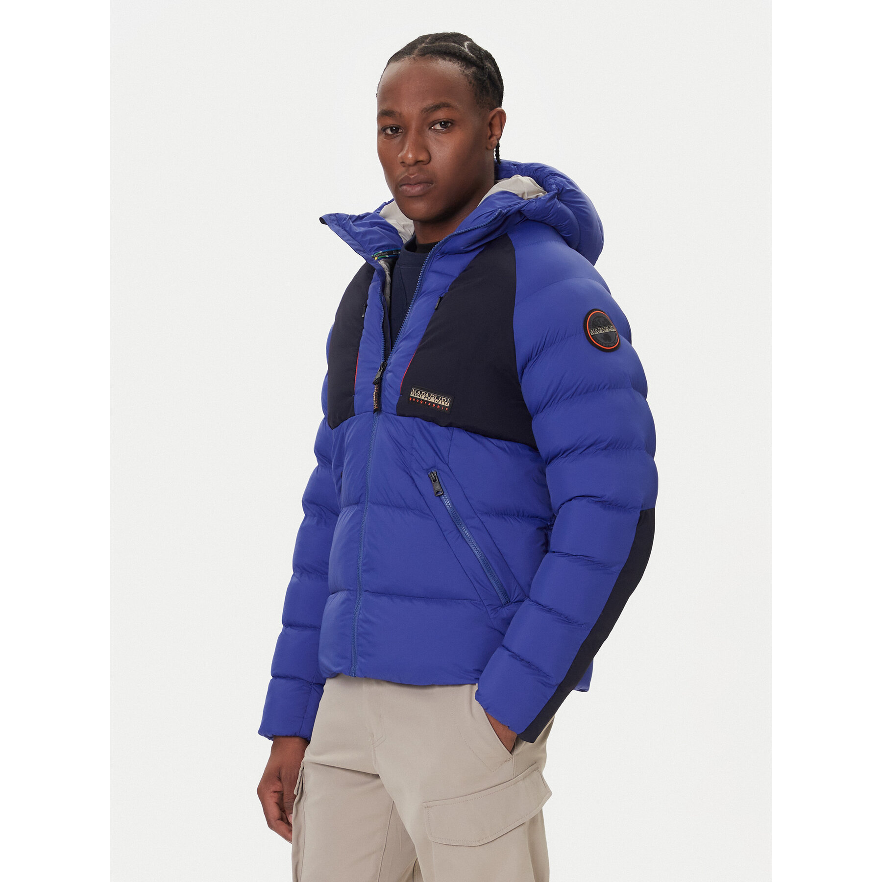 Napapijri Kurtka zimowa Moesa NP0A4I1R Niebieski Regular Fit